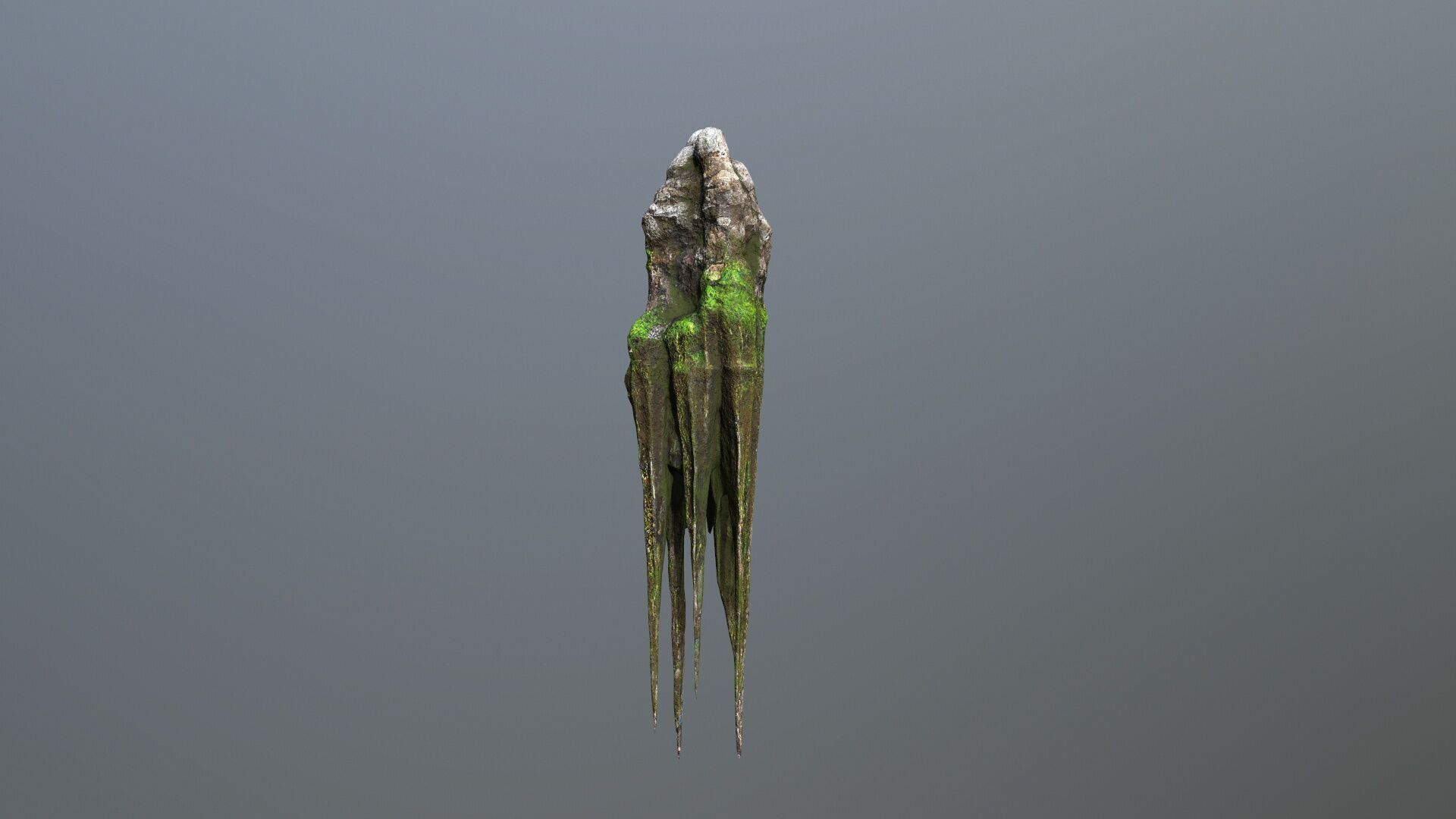 cave rocks Low-poly 3D model_6