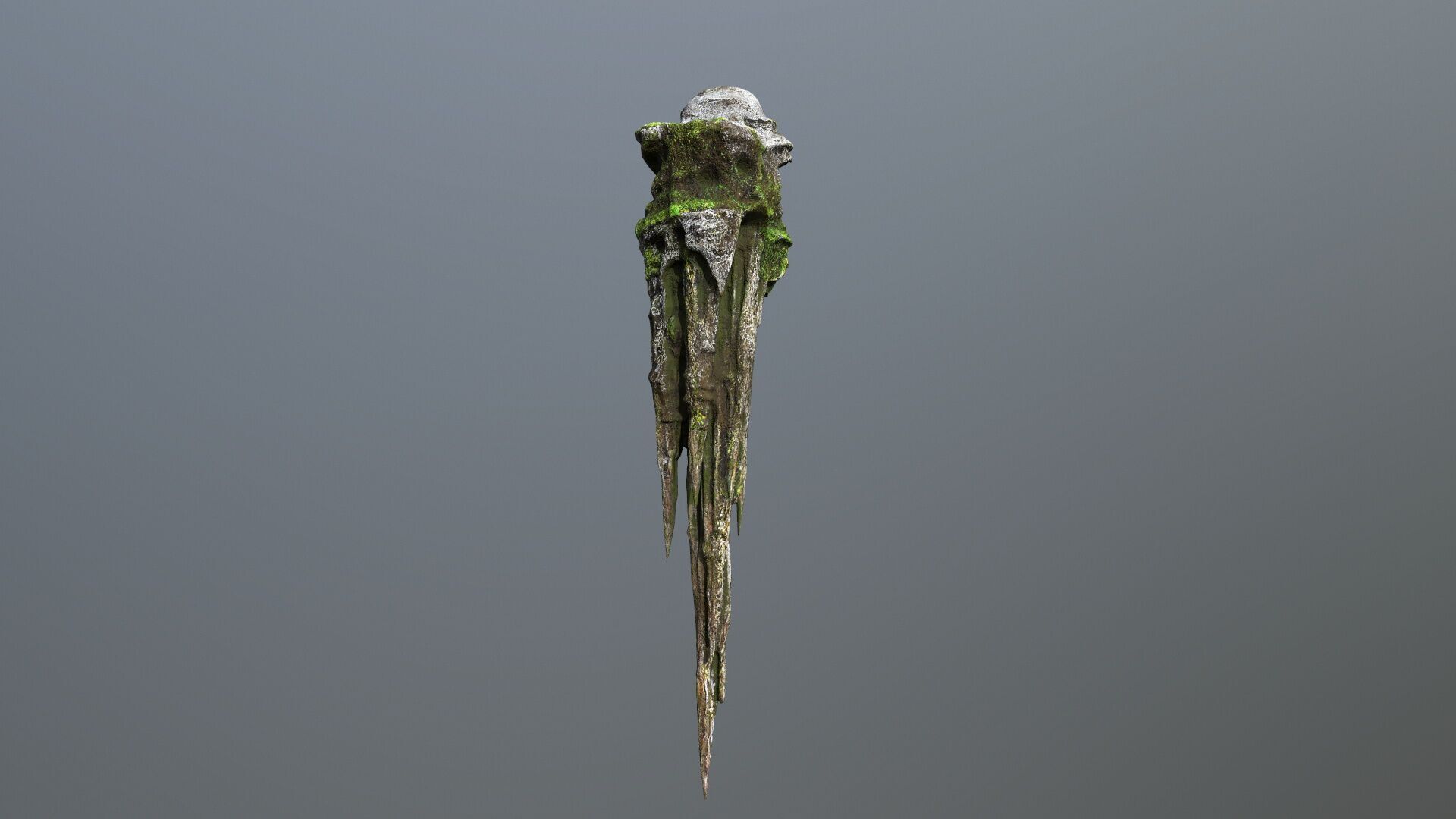 cave rocks Low-poly 3D model_4