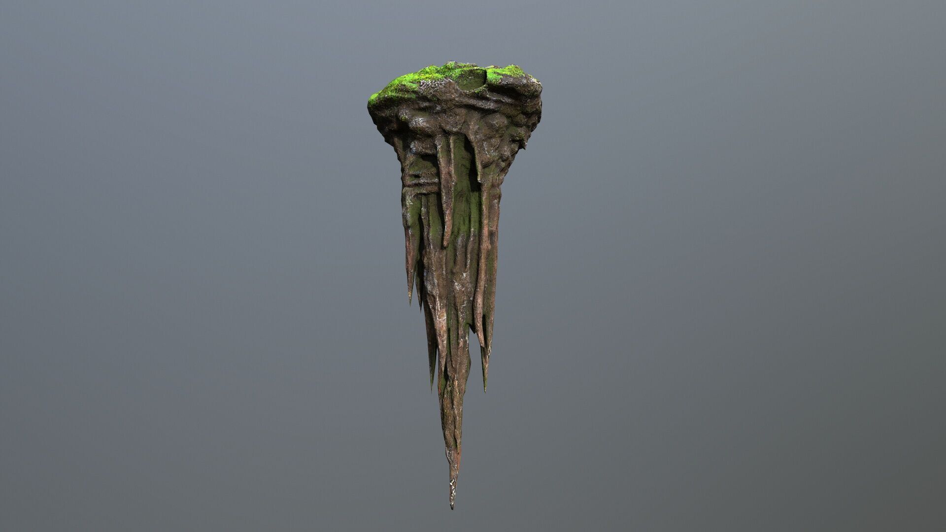 cave rocks Low-poly 3D model_5