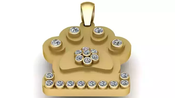 FANCY PENDANT 3D PRINTABLE MODEL 