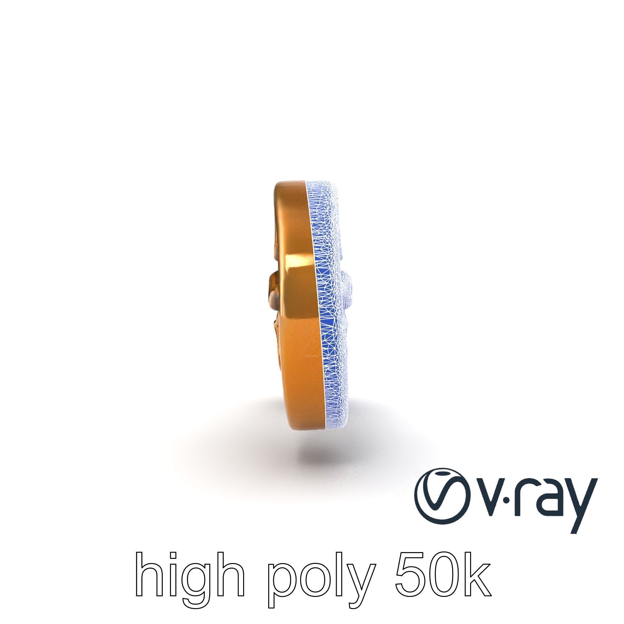 Antique Ornate Key model pack Low-poly 3D model_21