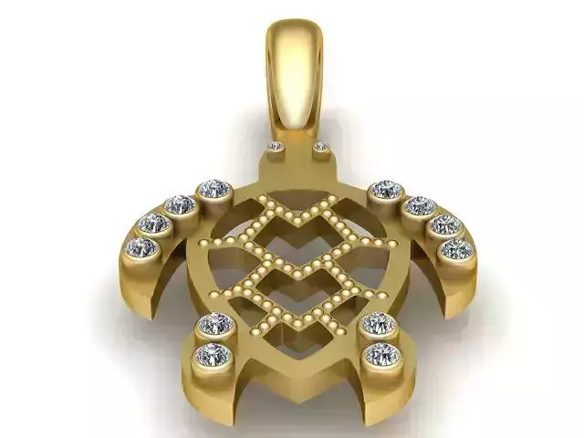 TURTLE INSCET PENDATN 3D PRINTABLE MODEL  