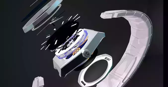 Rolex Watchers de  Low-poly 3D model