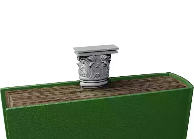 Capital Bookmark 3D print model