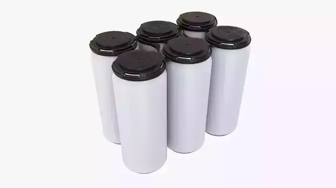 Standard Can 500ml Clip Pak Carrier Handle 6pak