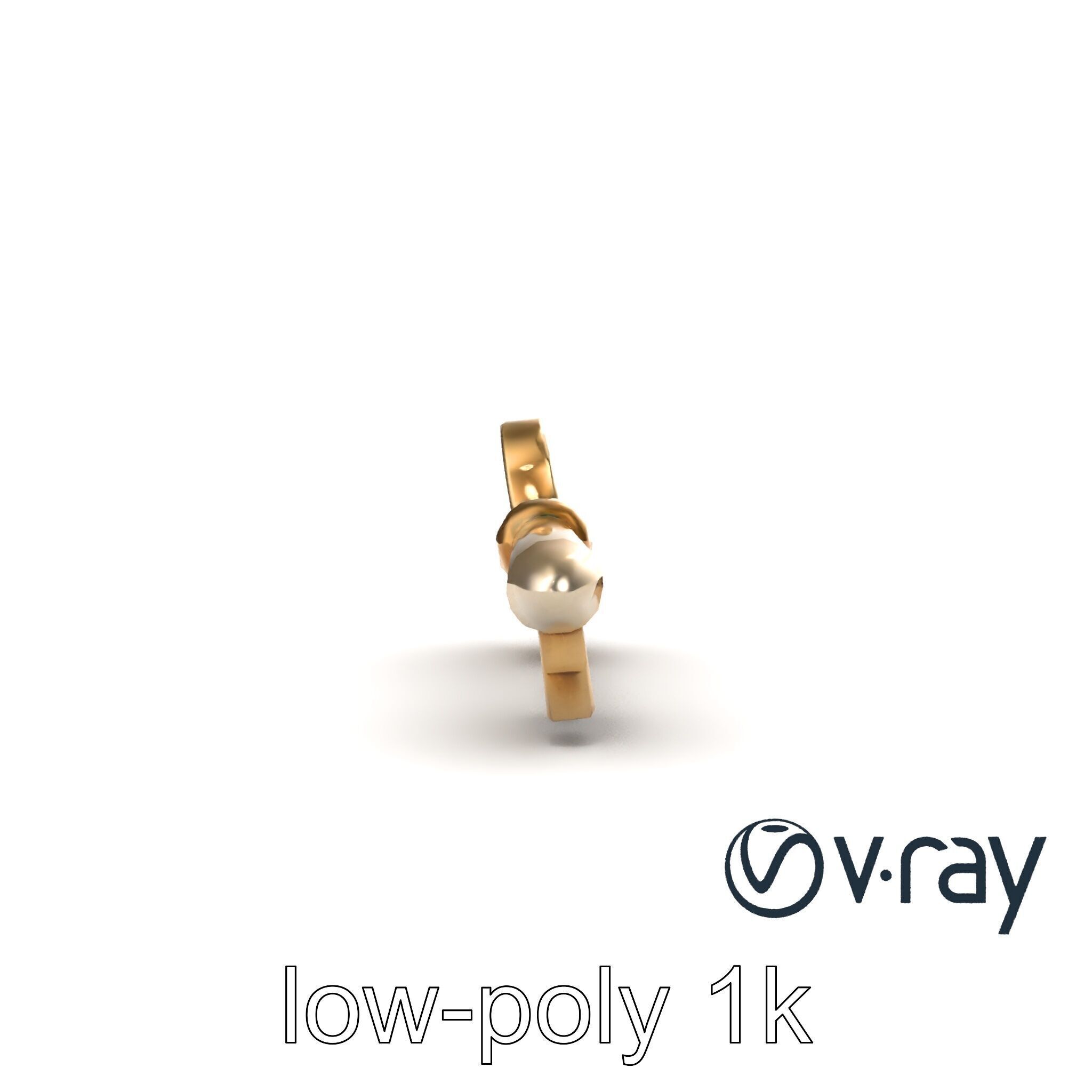 Detailed Ornate Vintage Key model pack Low-poly 3D model_20