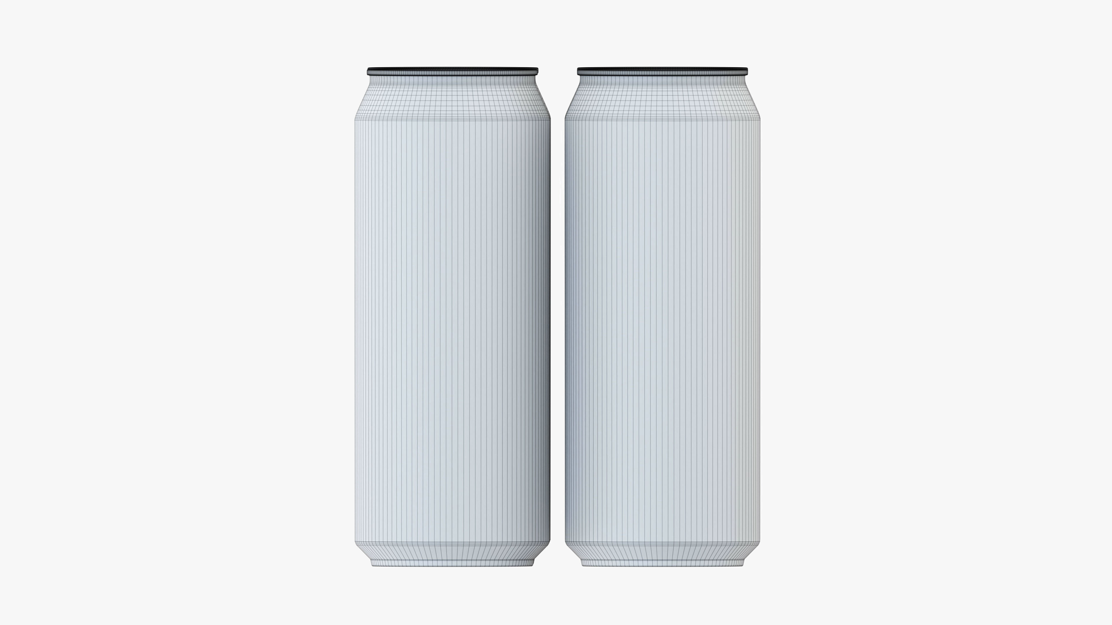 Standard Can 500ml Clip Pak Carrier Handle Quadpak 3D model_10