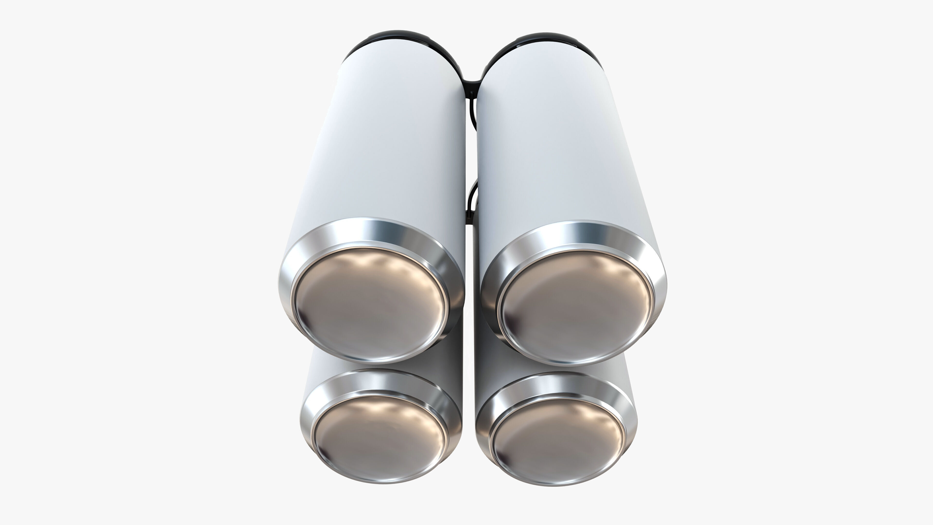 Standard Can 500ml Clip Pak Carrier Handle Quadpak 3D model_4