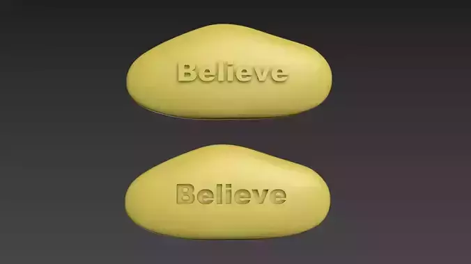 Stone Decor Mascot Amulet Believe 3D print model
