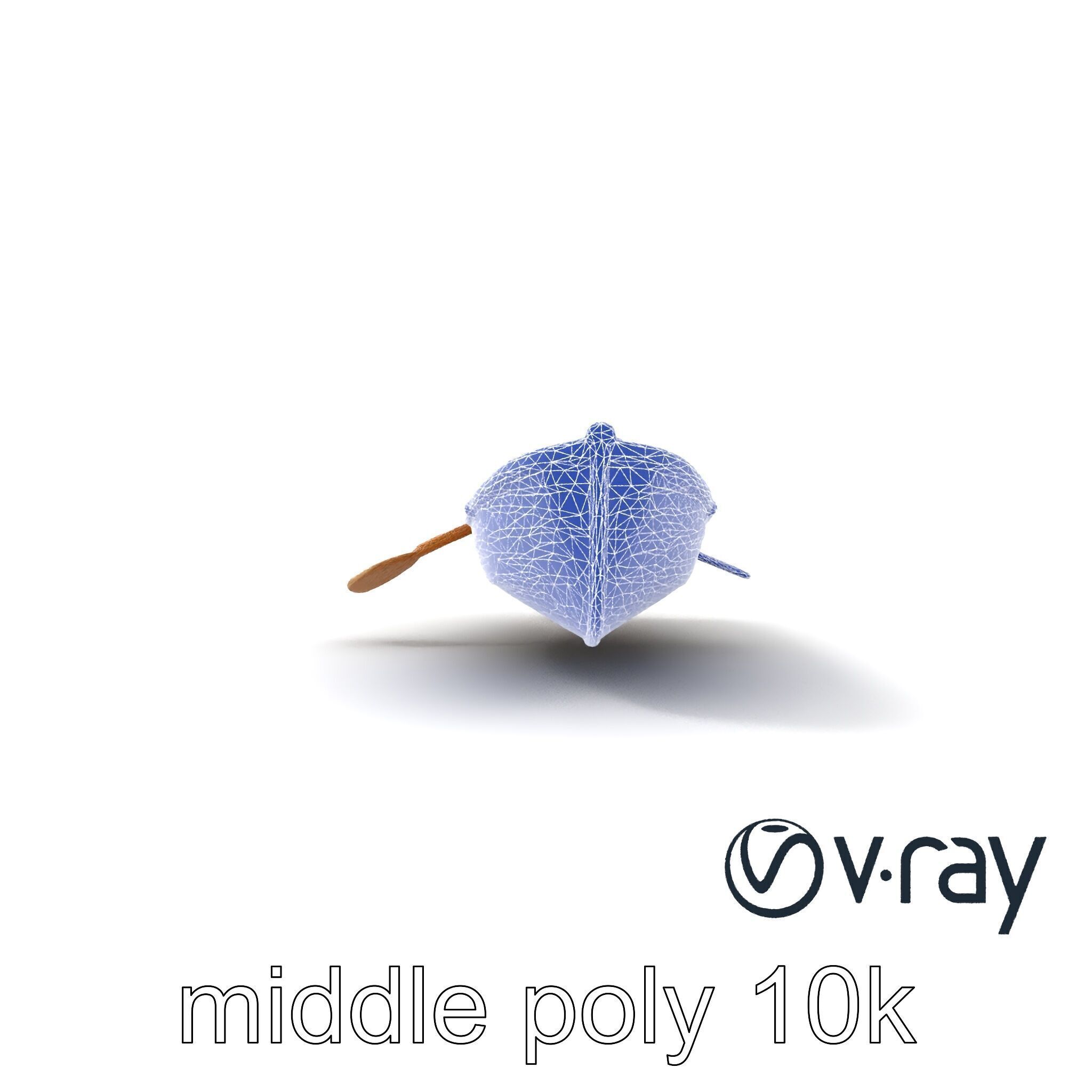 Weathered Old Rowboat with Oars model pack Low-poly 3D model_29