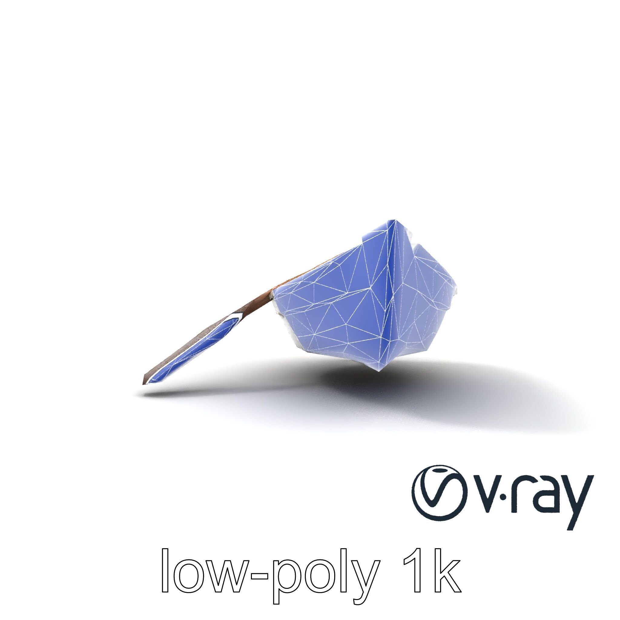 Weathered Rowboat and Oars Historical model pack Low-poly 3D model_28
