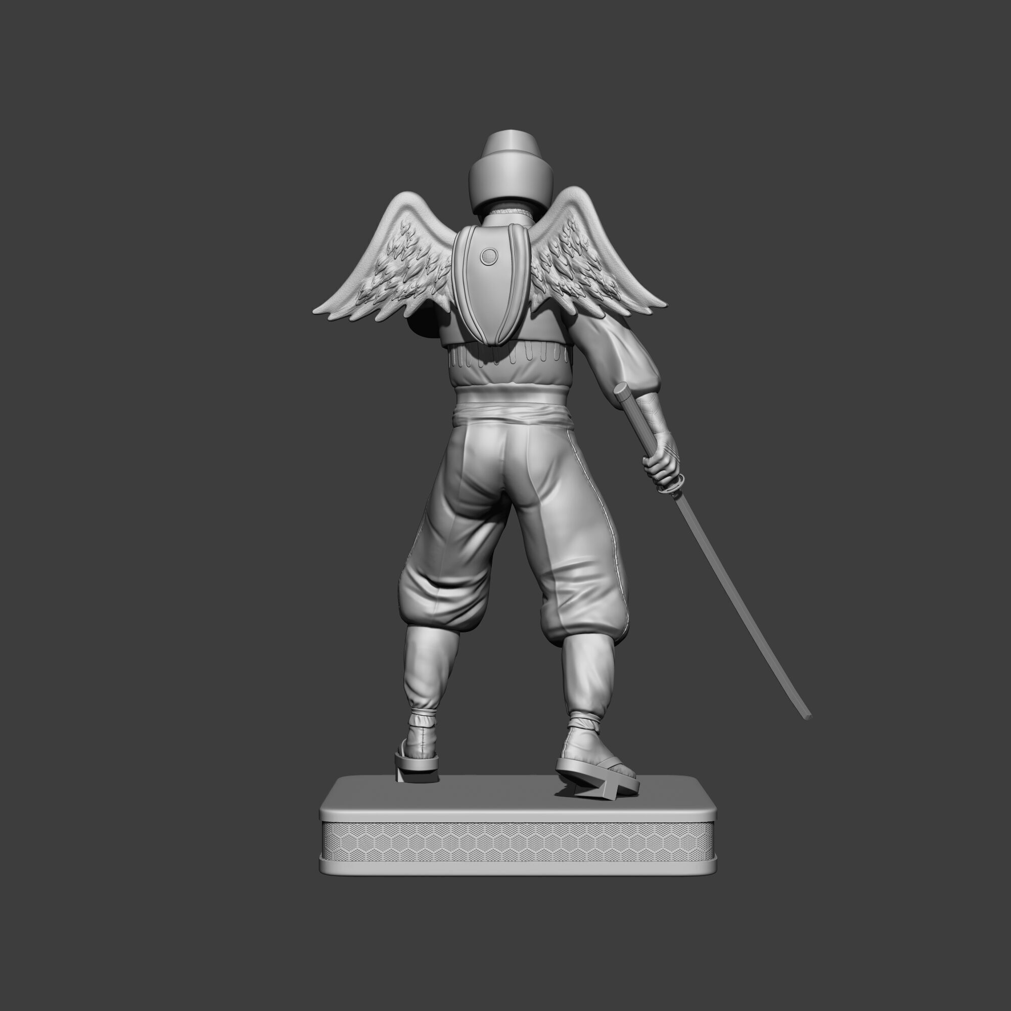Karasu Tengu 3D print model_2