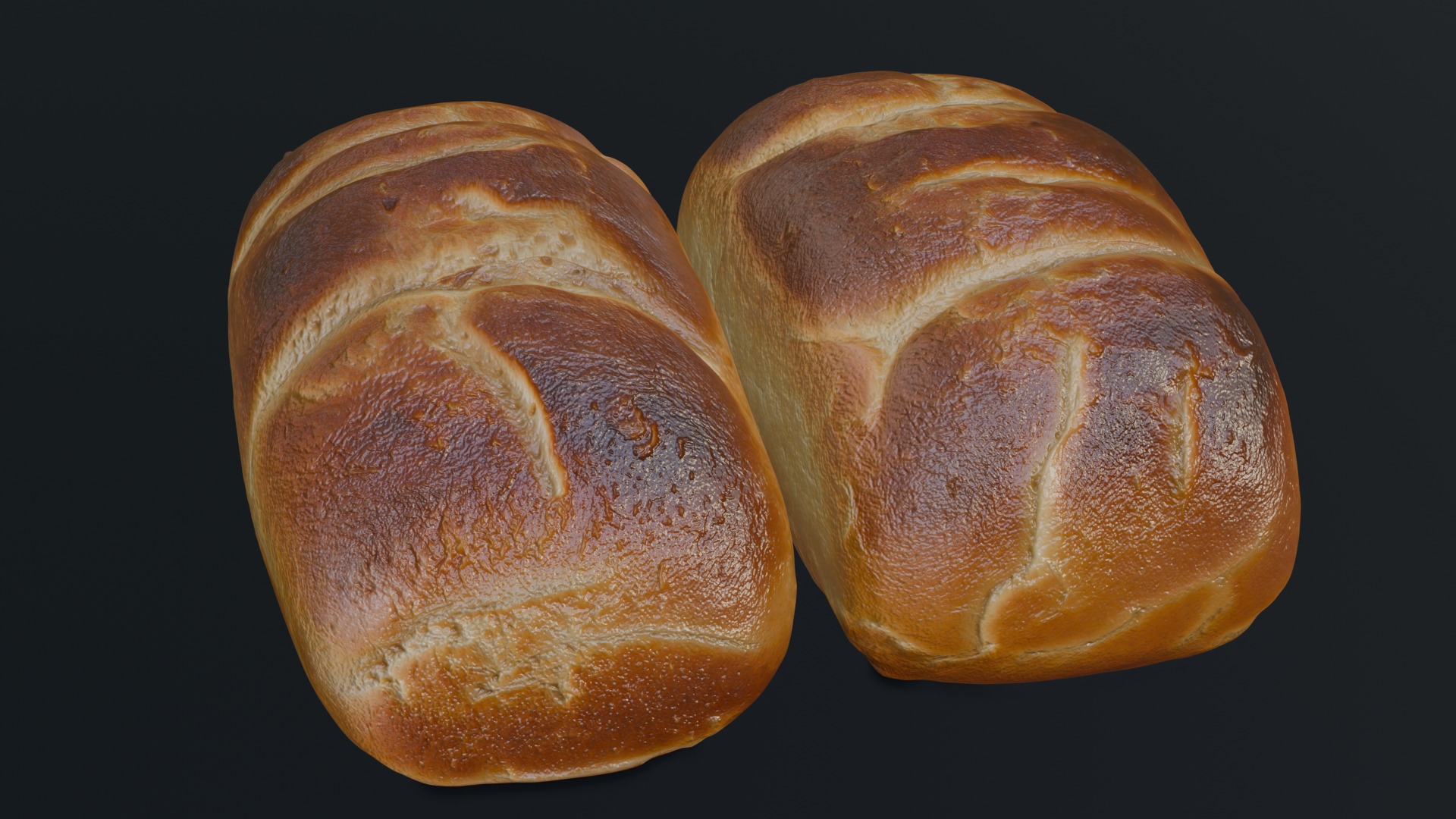 Baked Bread 3D model_19