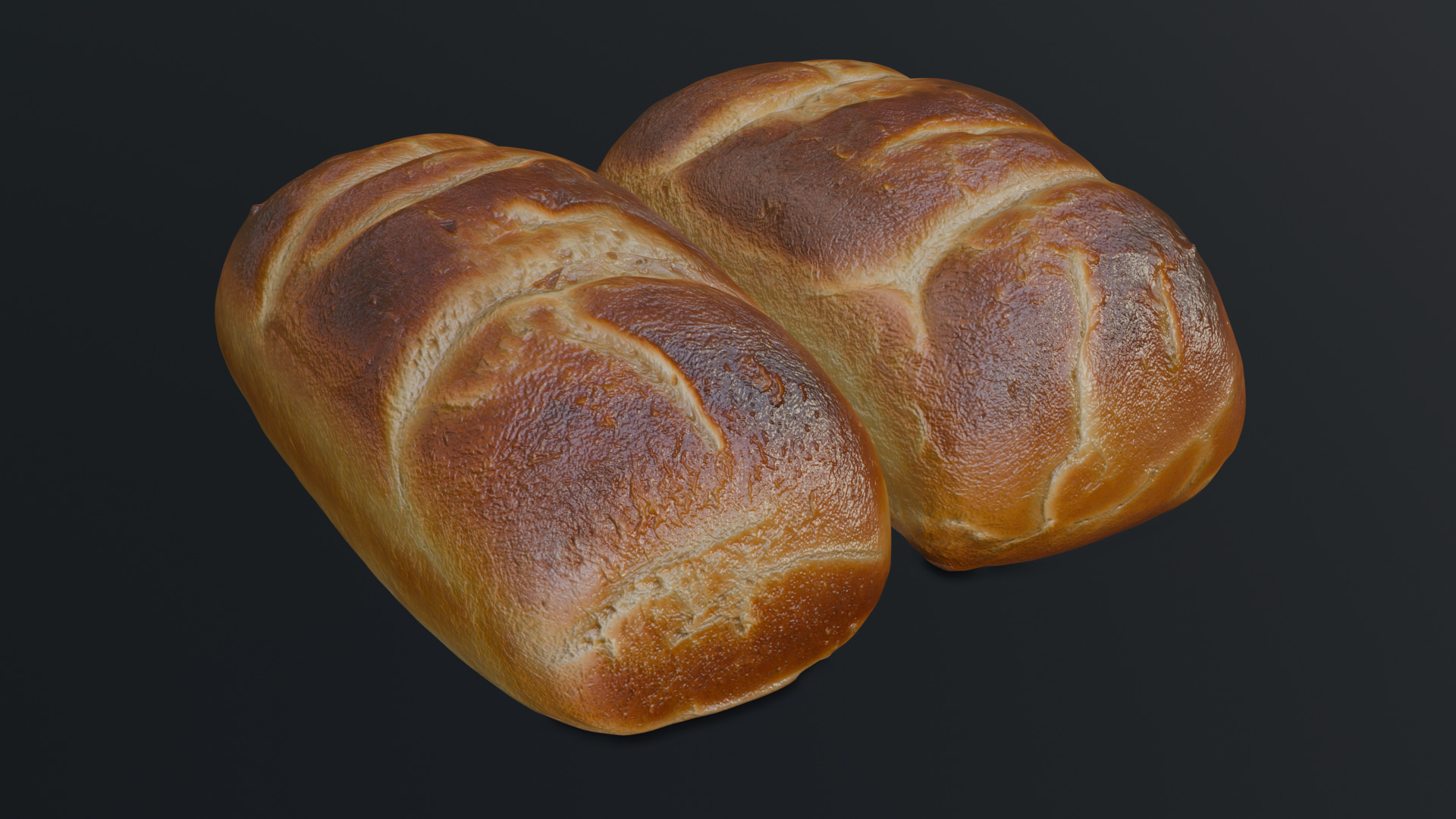 Baked Bread 3D model_17