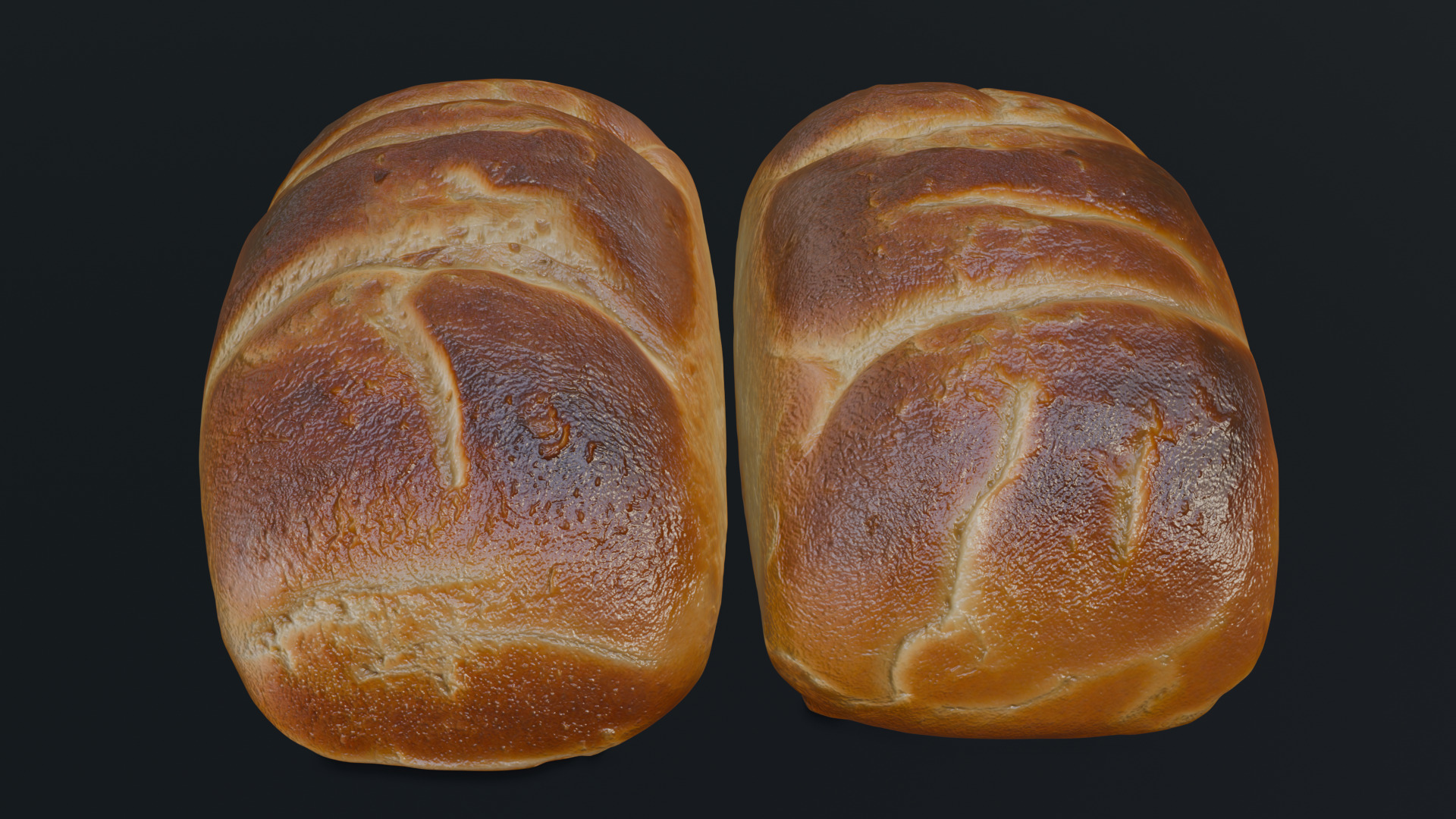 Baked Bread 3D model_24