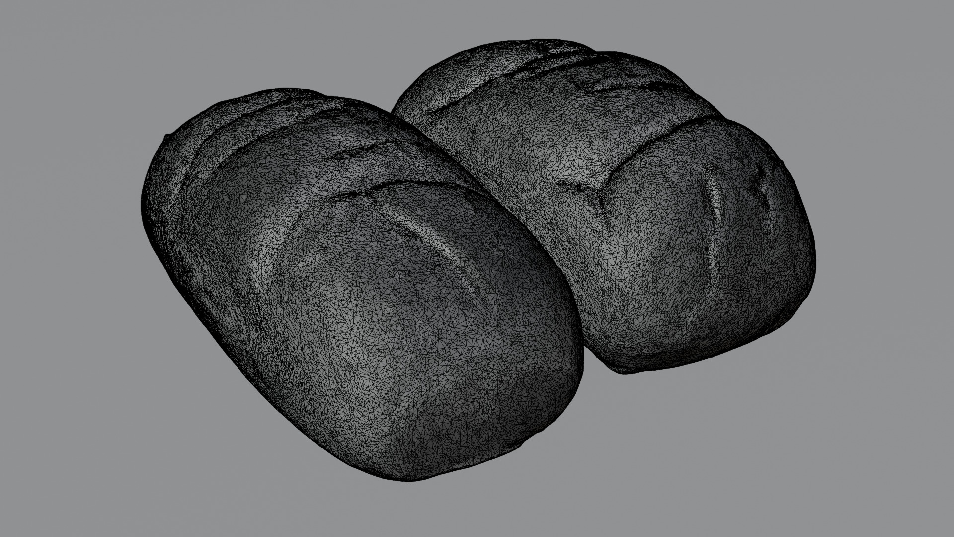 Baked Bread 3D model_32
