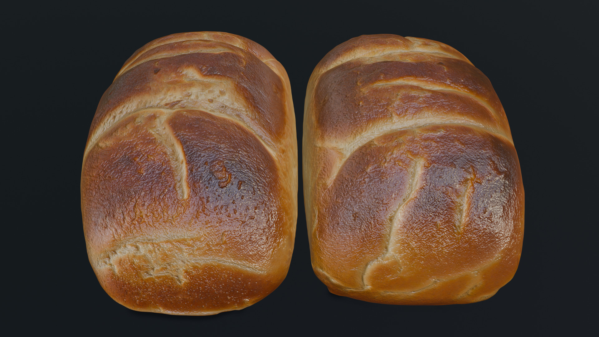 Baked Bread 3D model_20