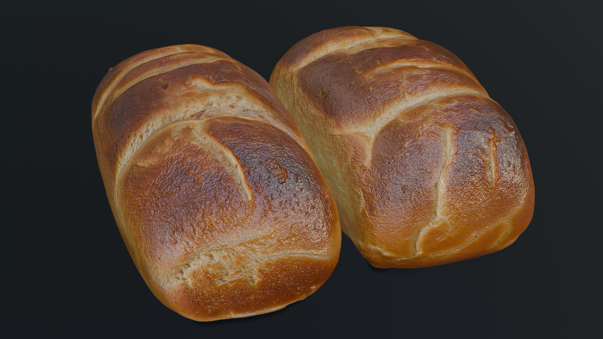 Baked Bread 3D model_16