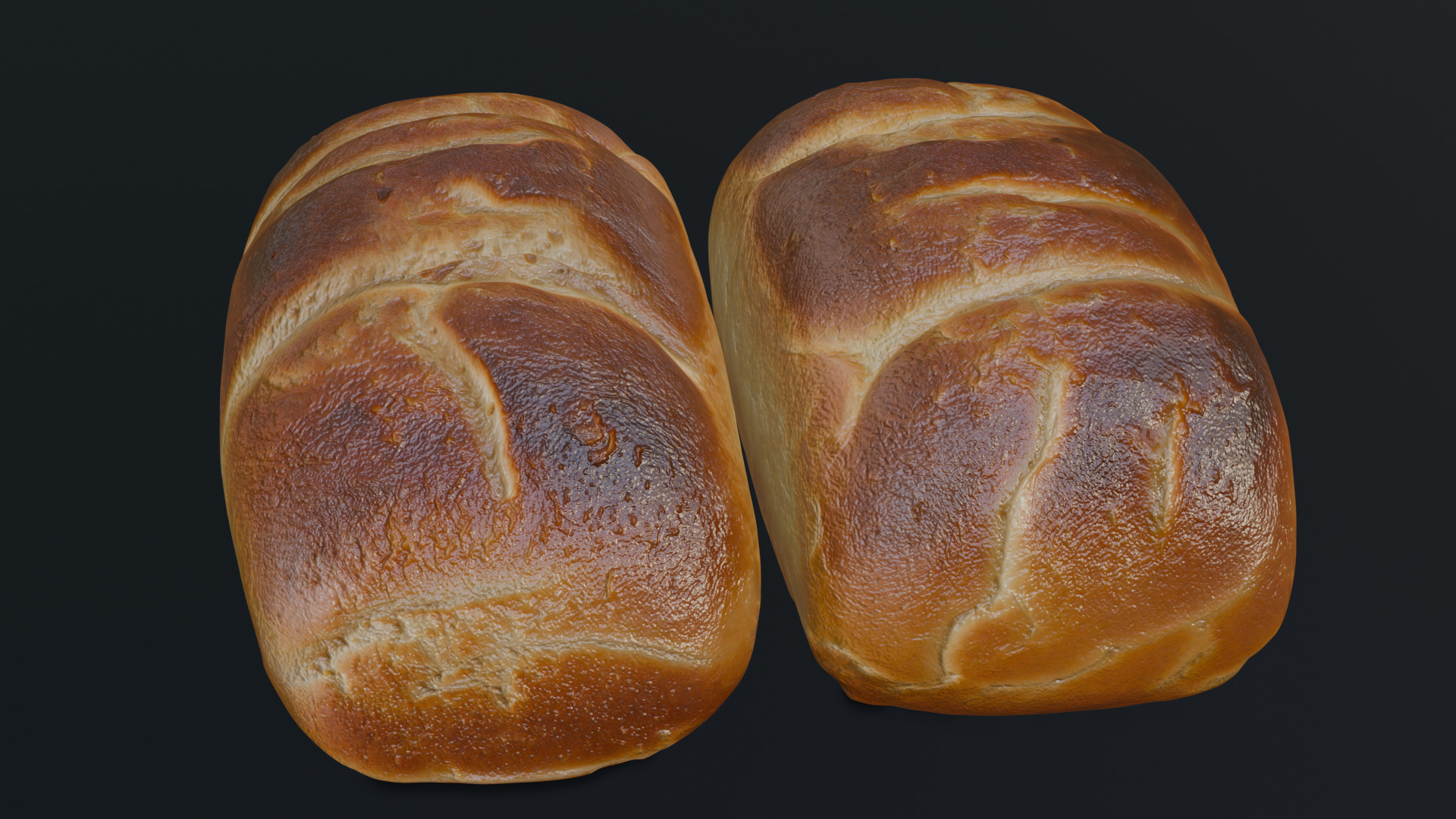 Baked Bread 3D model_18
