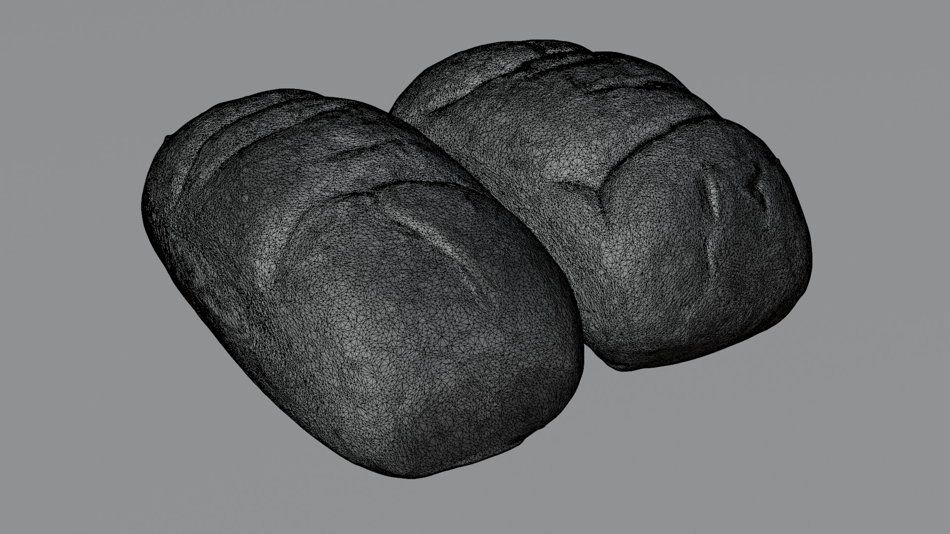 Baked Bread 3D model_39
