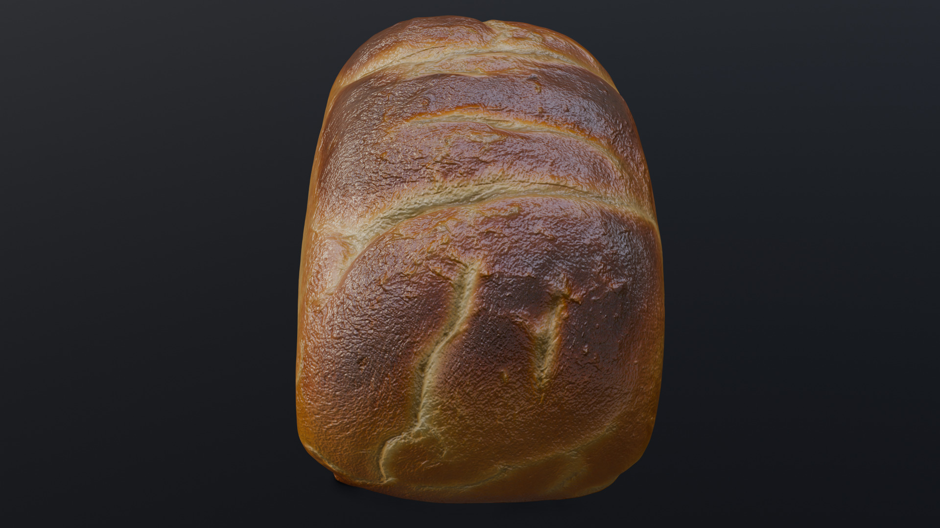 Baked Bread 3D model_6