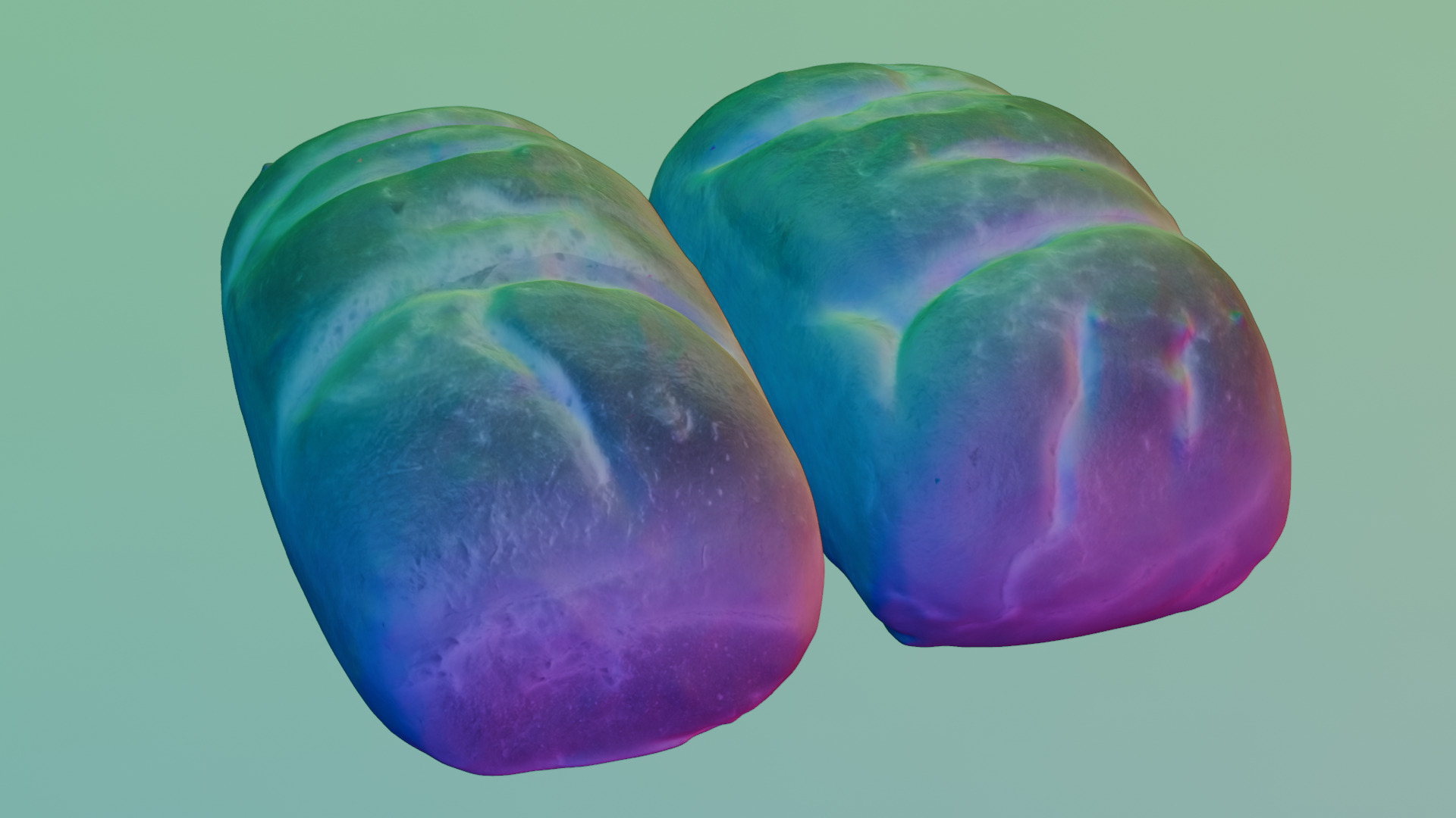 Baked Bread 3D model_54