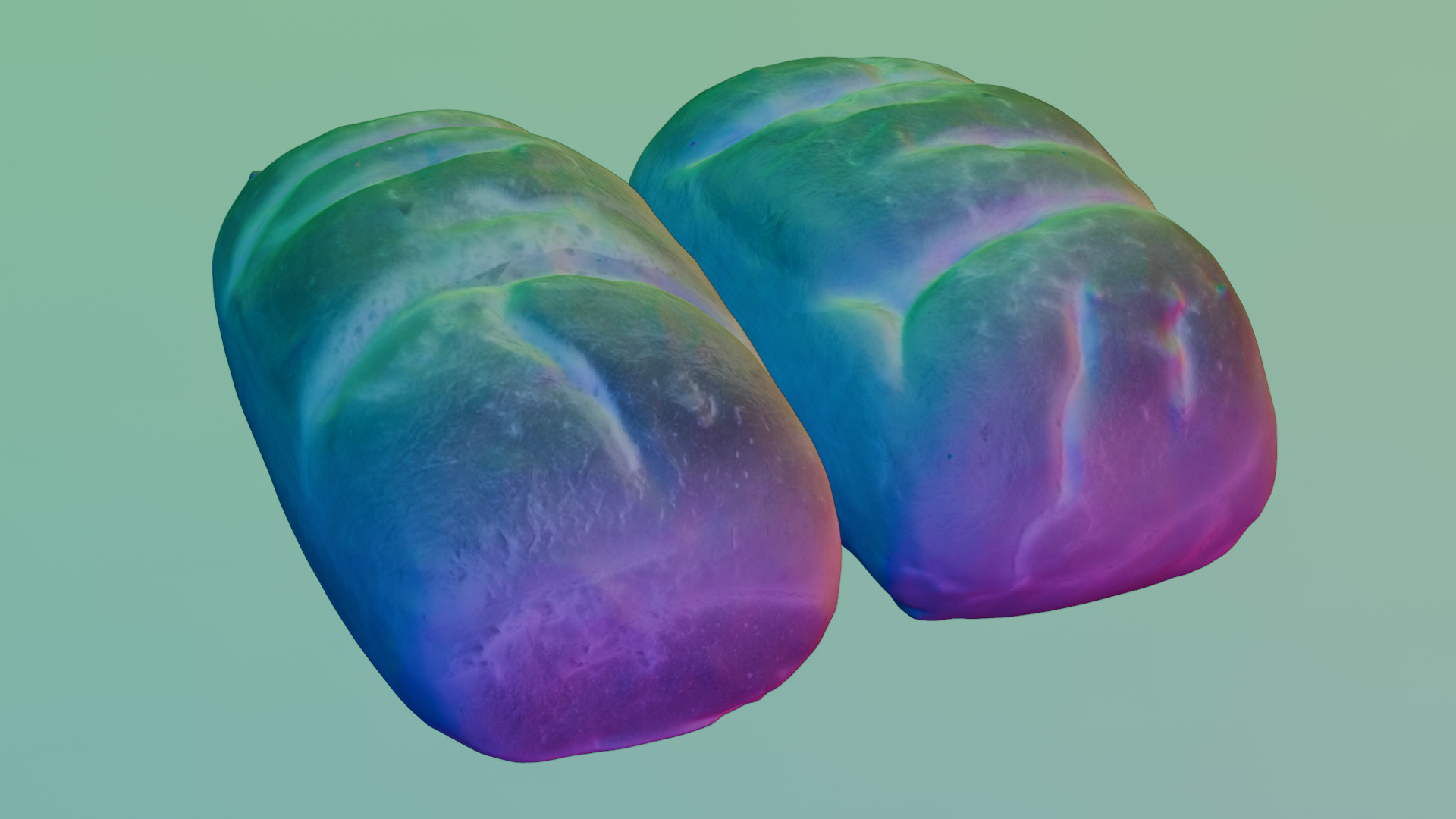 Baked Bread 3D model_31