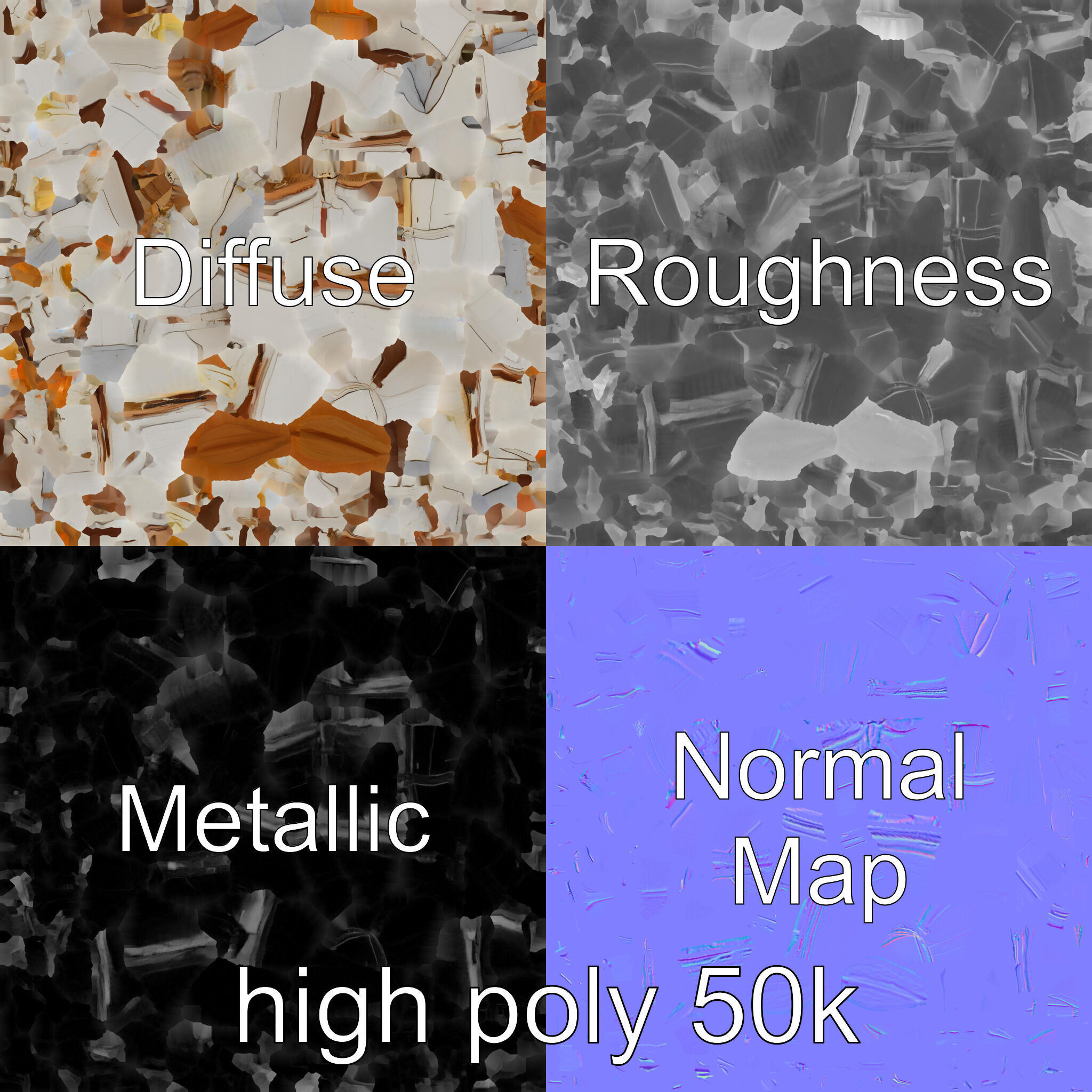 Rustic Rowboat with Oars 3D model pack Low-poly 3D model_3