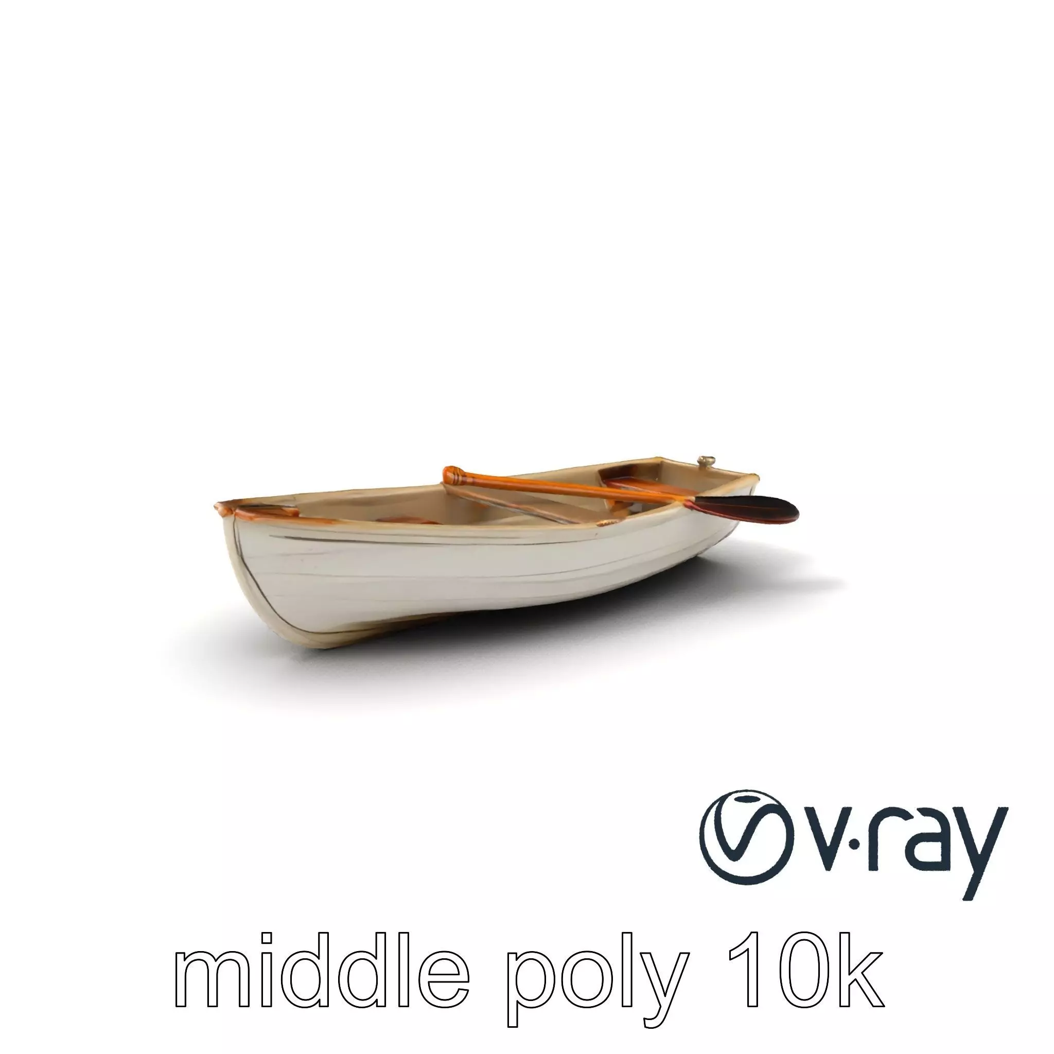 Rowboat Coastal Design model pack Low-poly 3D model_0