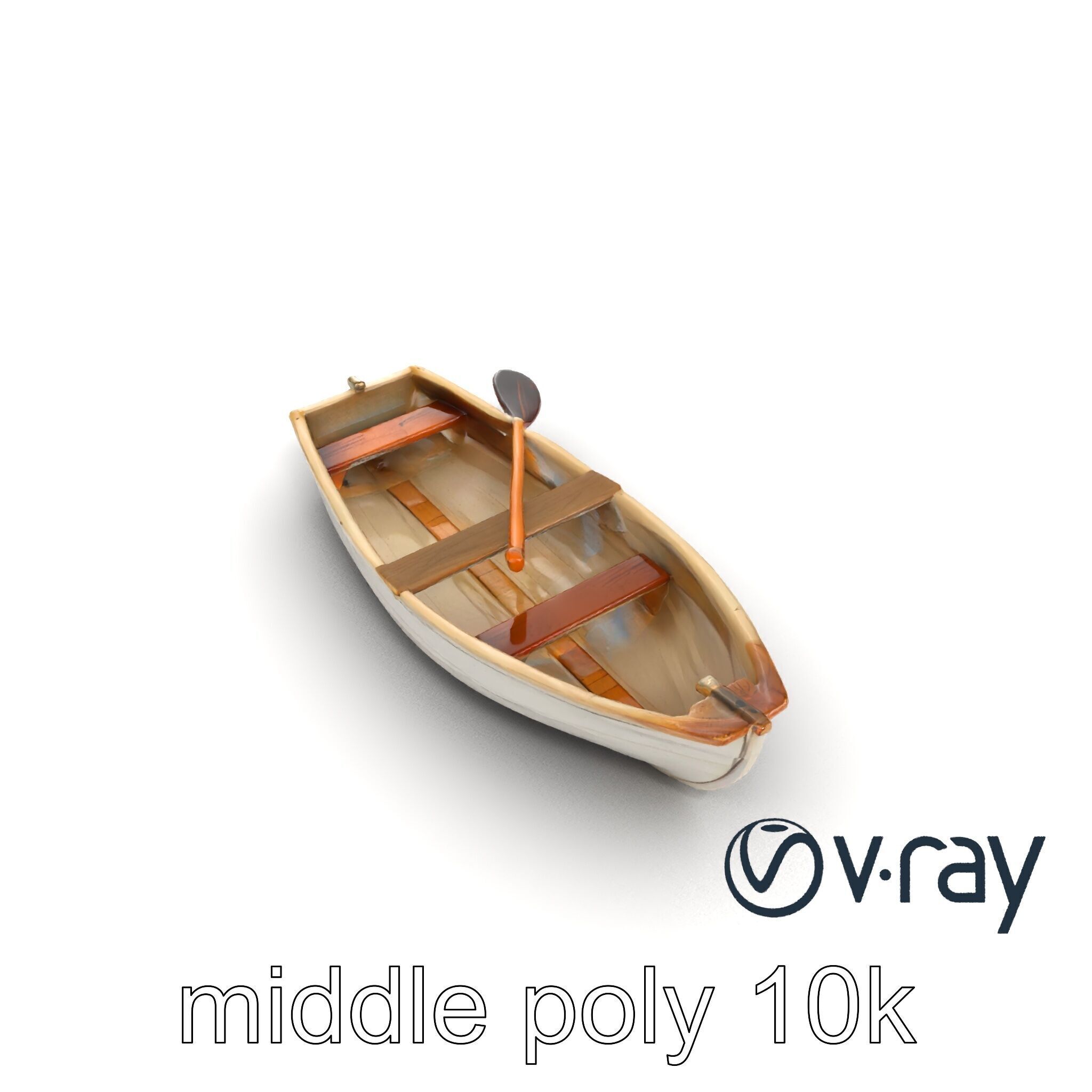 Rowboat Coastal Design model pack Low-poly 3D model_20
