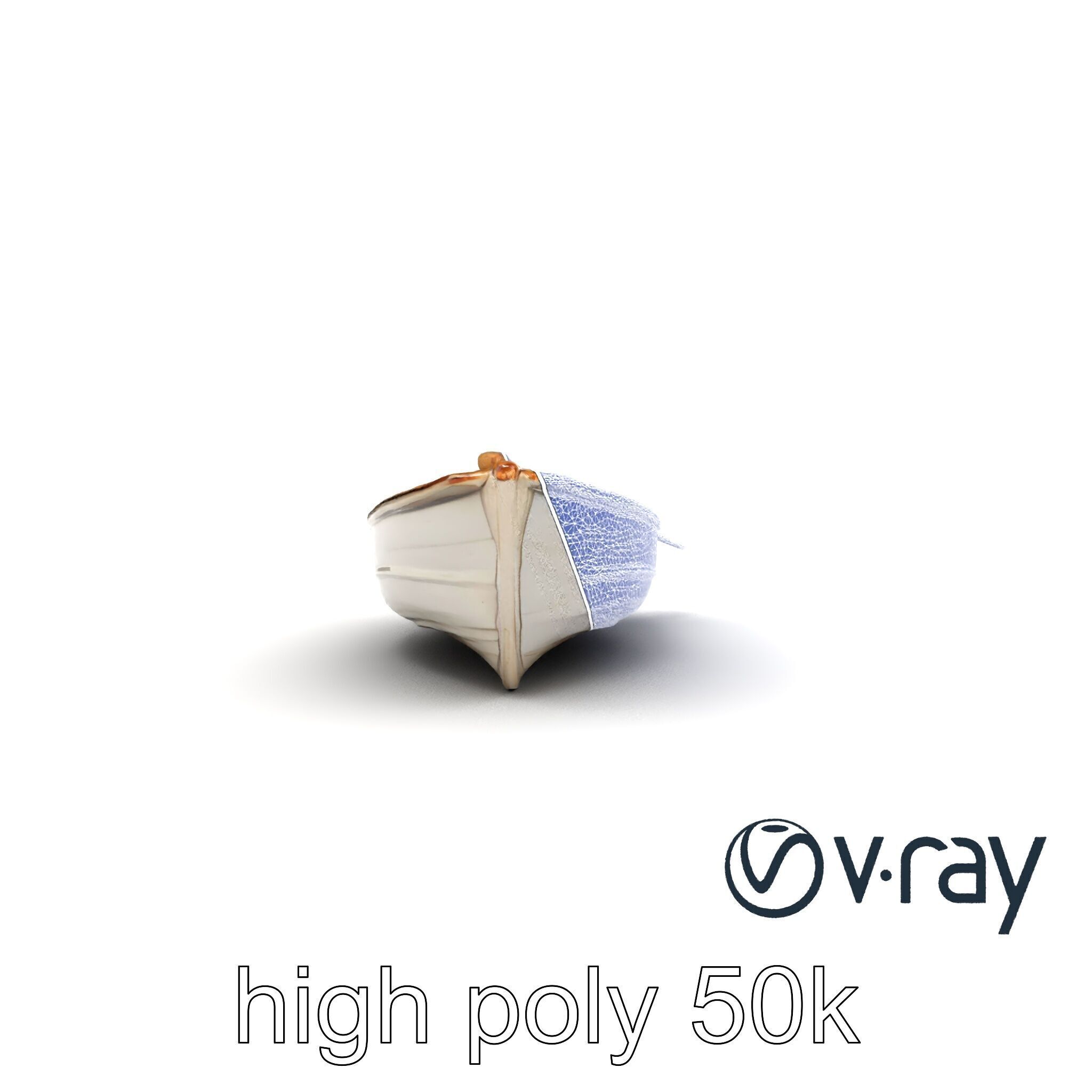 Rowboat Coastal Design model pack Low-poly 3D model_30