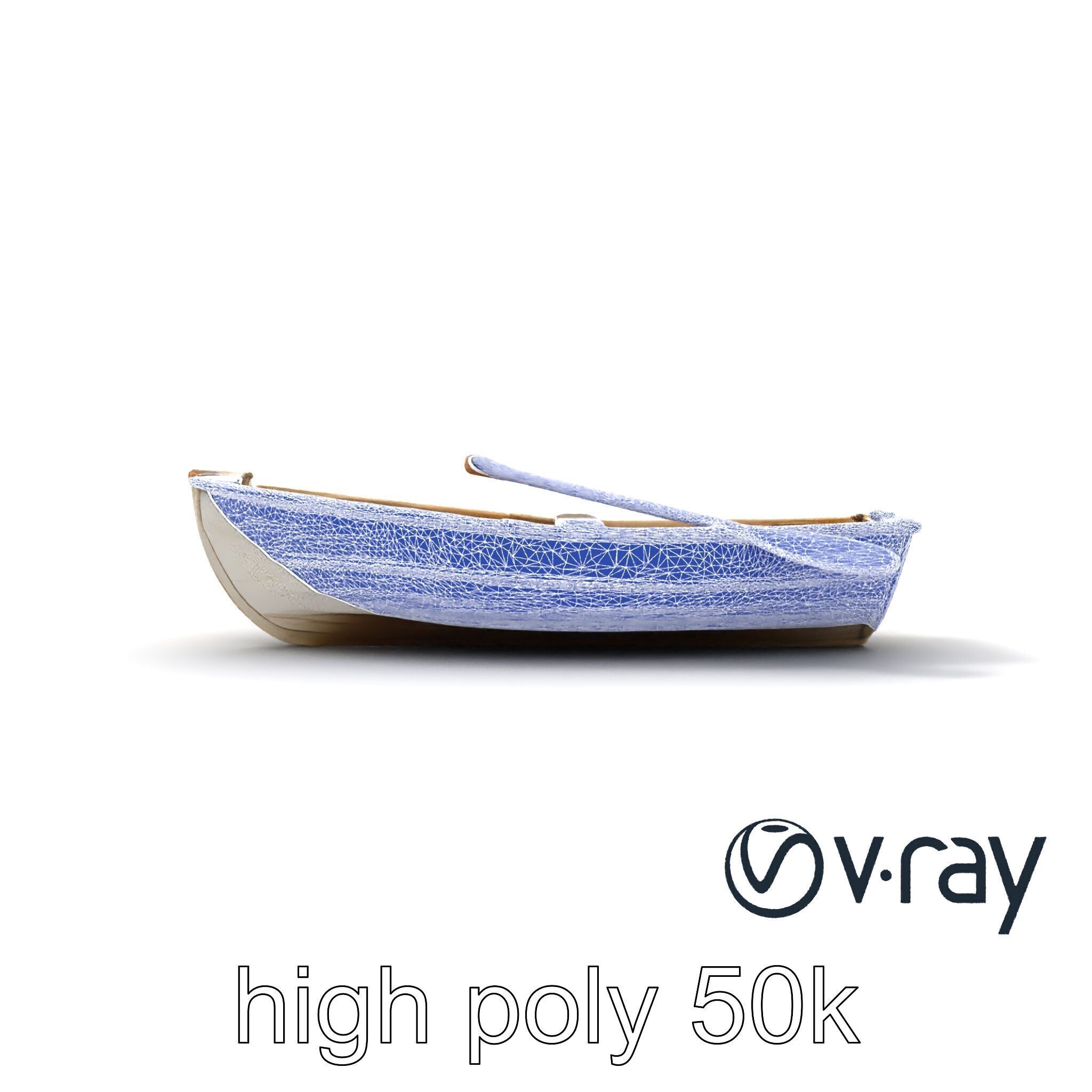 Rowboat Coastal Design model pack Low-poly 3D model_29