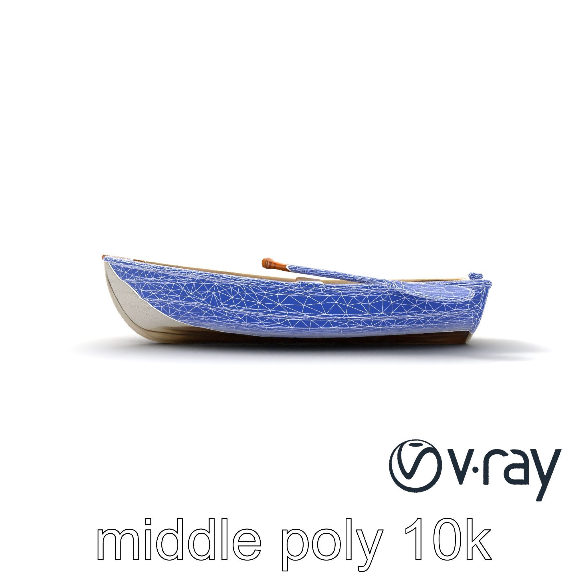 Rowboat Coastal Design model pack Low-poly 3D model_25