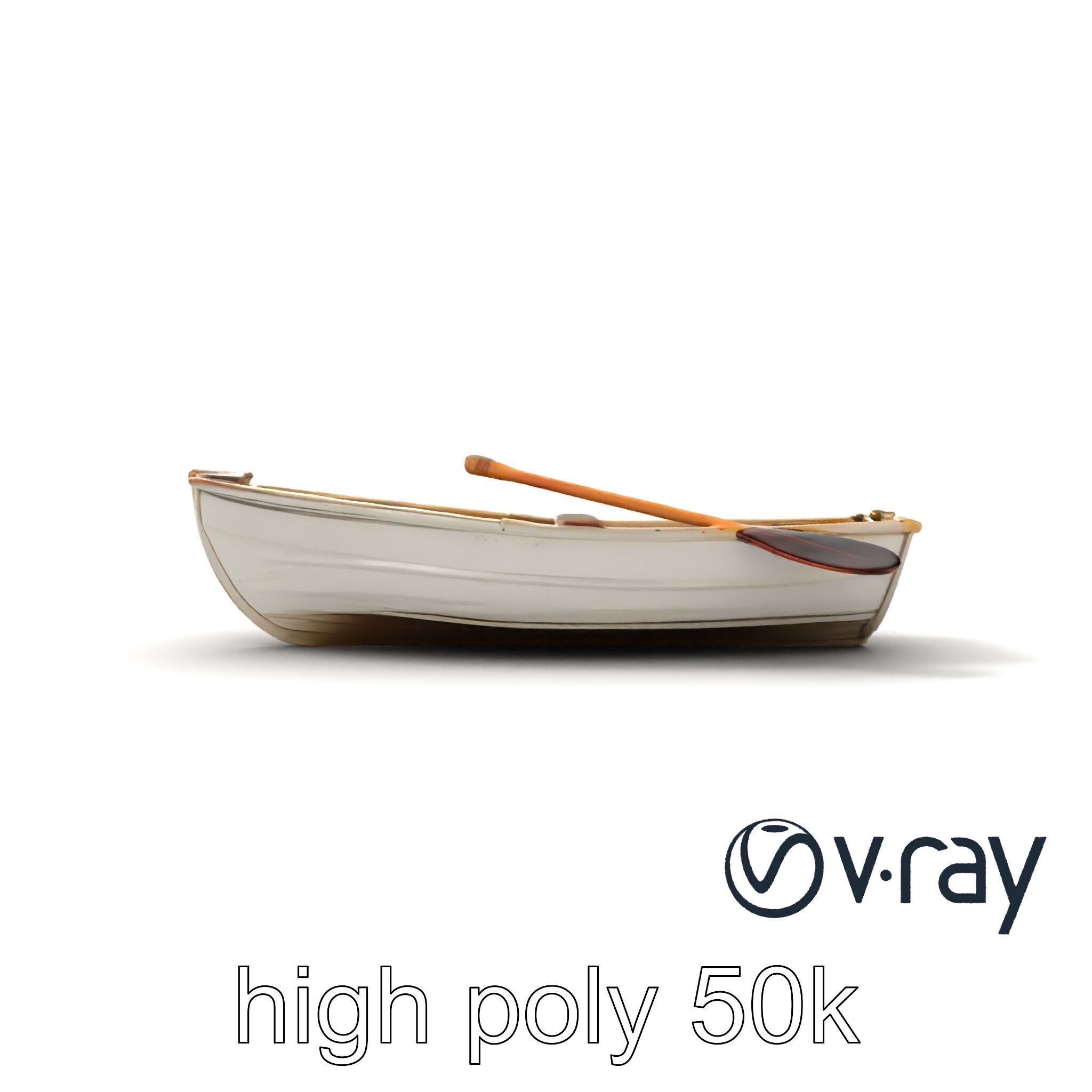 Rowboat Coastal Design model pack Low-poly 3D model_23