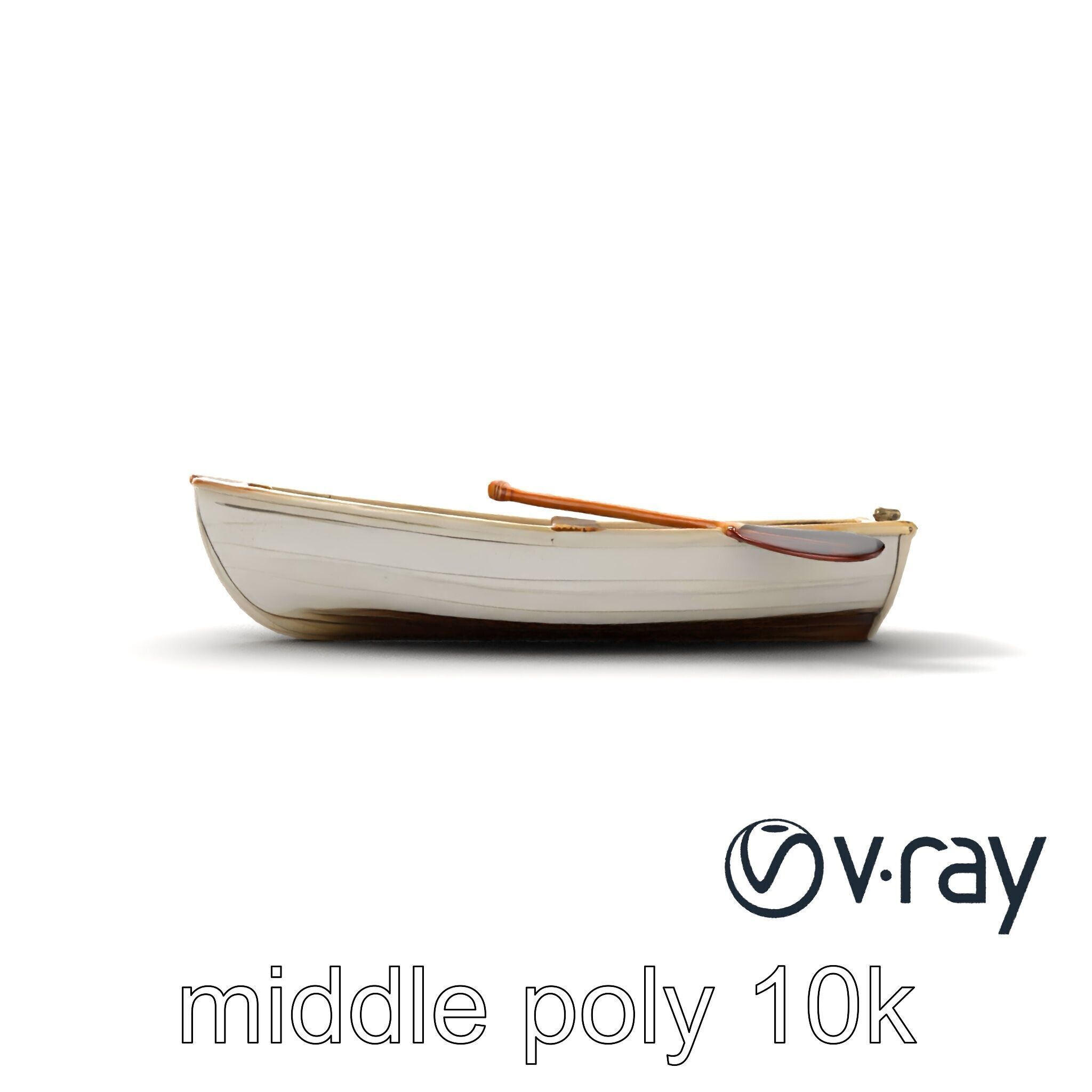 Rowboat Coastal Design model pack Low-poly 3D model_16