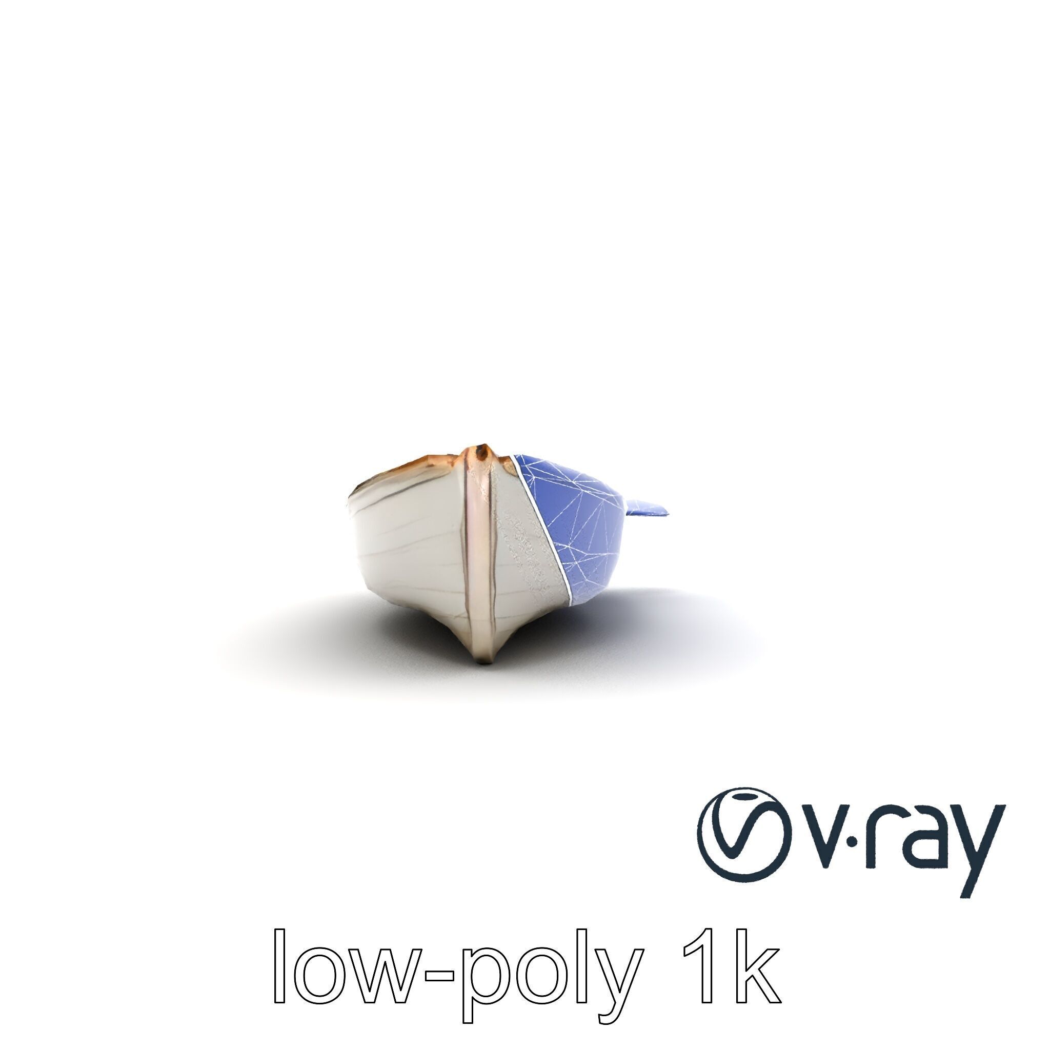 Rowboat Coastal Design model pack Low-poly 3D model_18