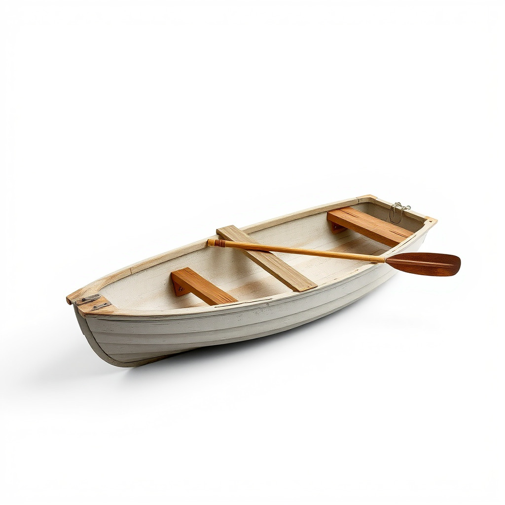 Rowboat Coastal Design model pack Low-poly 3D model_3