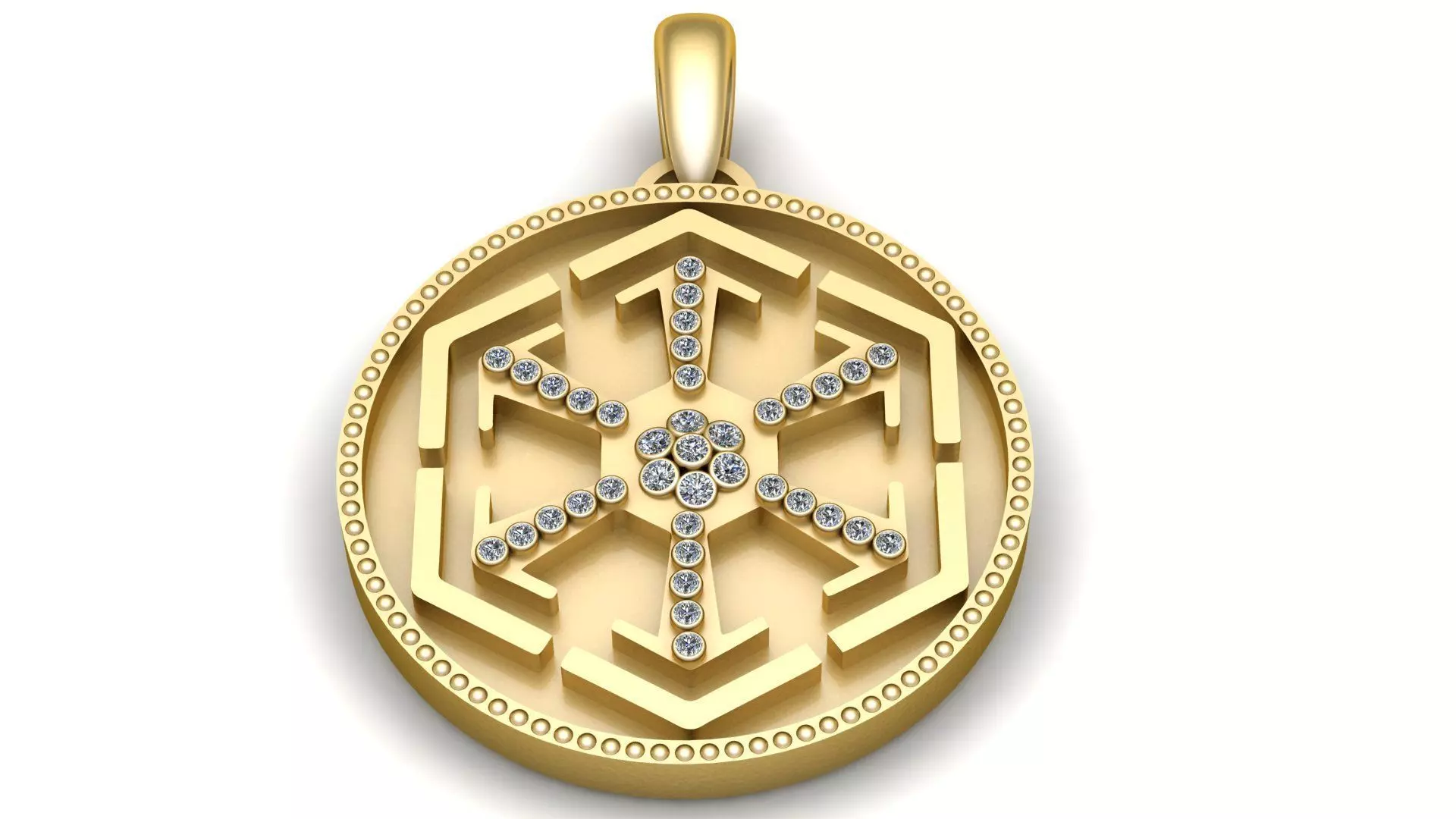 DESIGN COIN PENDANT 3D PRINTABLE MODEL  3D print model_0