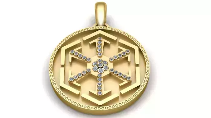 DESIGN COIN PENDANT 3D PRINTABLE MODEL 