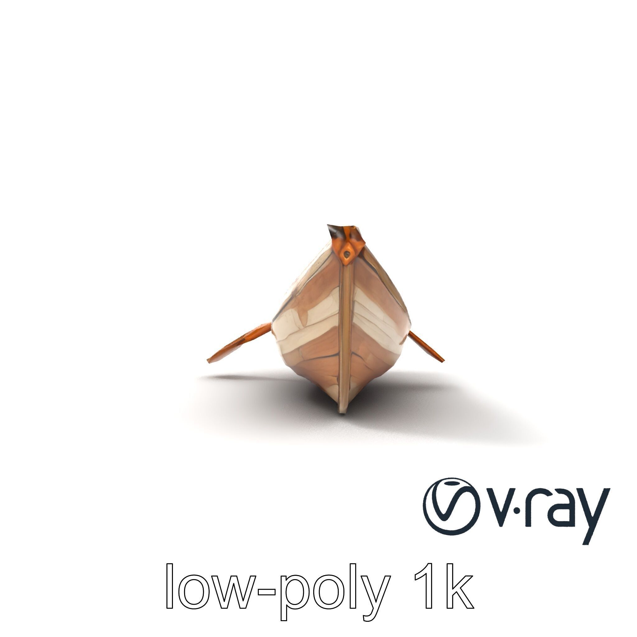 Weathered Rowboat Historical Storytelling model pack Low-poly 3D model_19