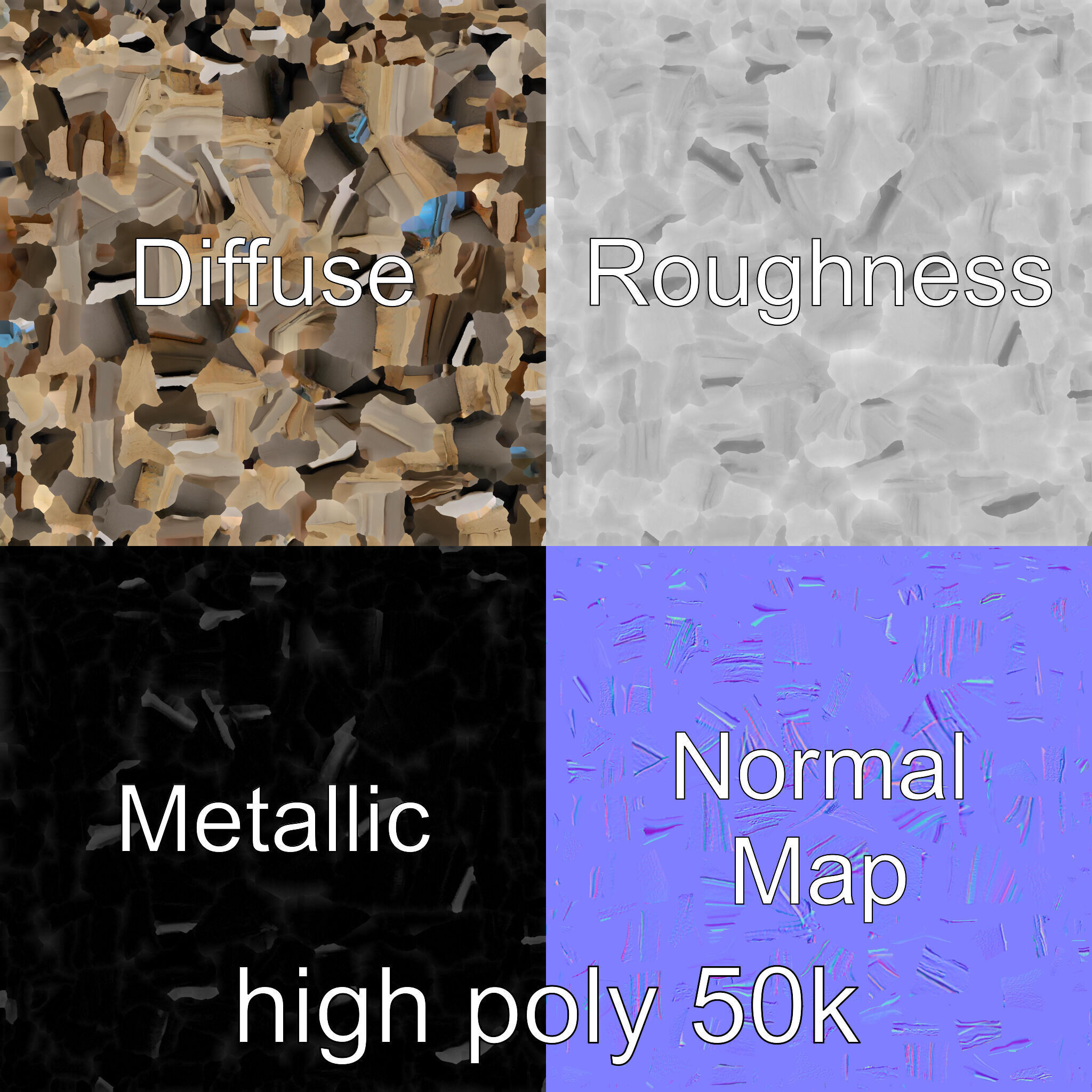 Weathered Wooden Rowboat with Oars model pack Low-poly 3D model_3