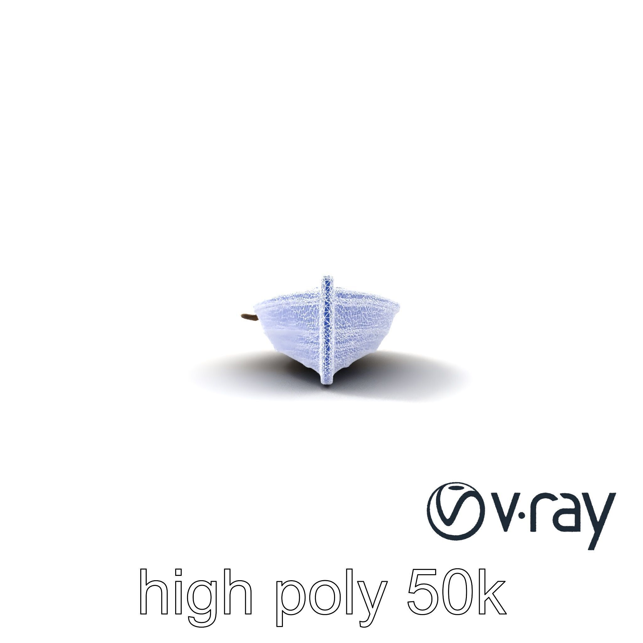 Weathered Wooden Rowboat with Oars model pack Low-poly 3D model_26