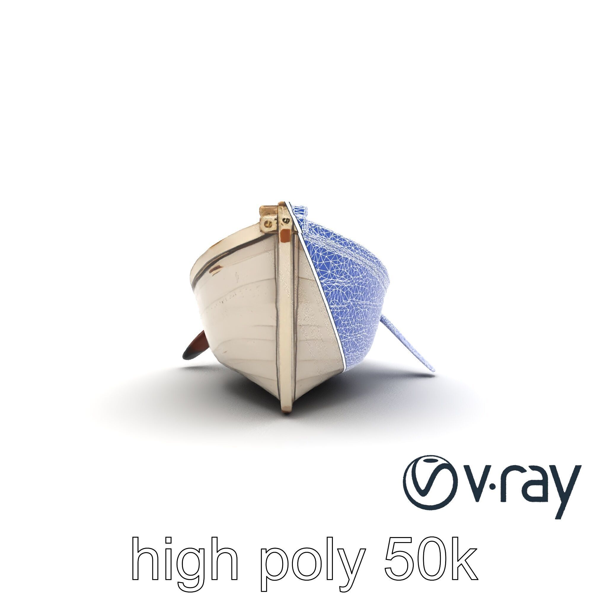 Chipped Paint Rowboat with Oars model pack Texture_20