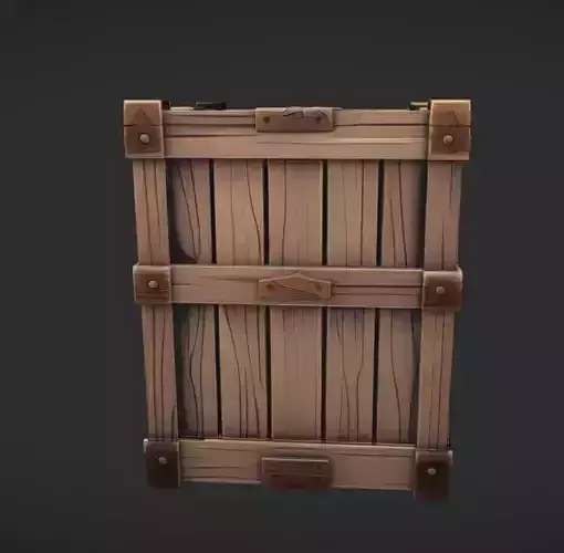 wooden crate