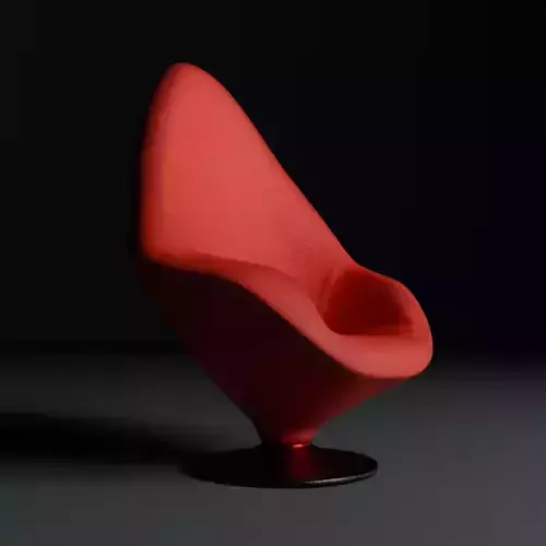 Modern Designer Chair 3D Model