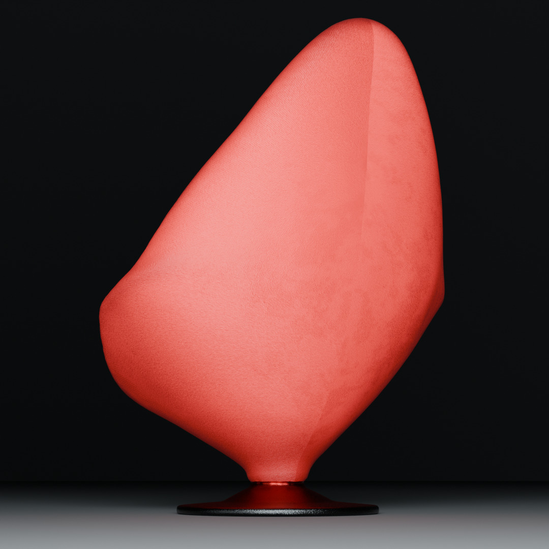 Modern Designer Chair 3D Model Low-poly 3D model_4