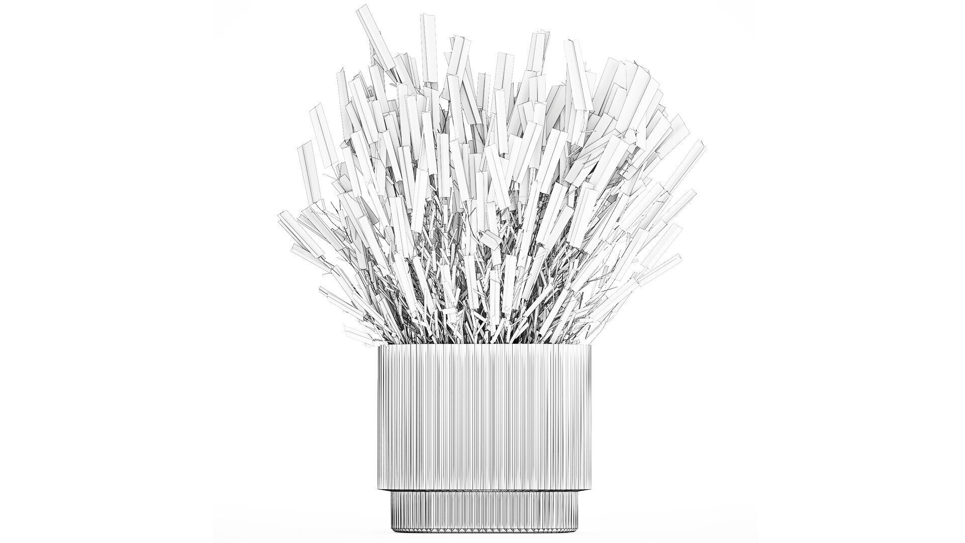 Bouquet Of Wild Flowers  With Lavender Sage 513 3D model_7