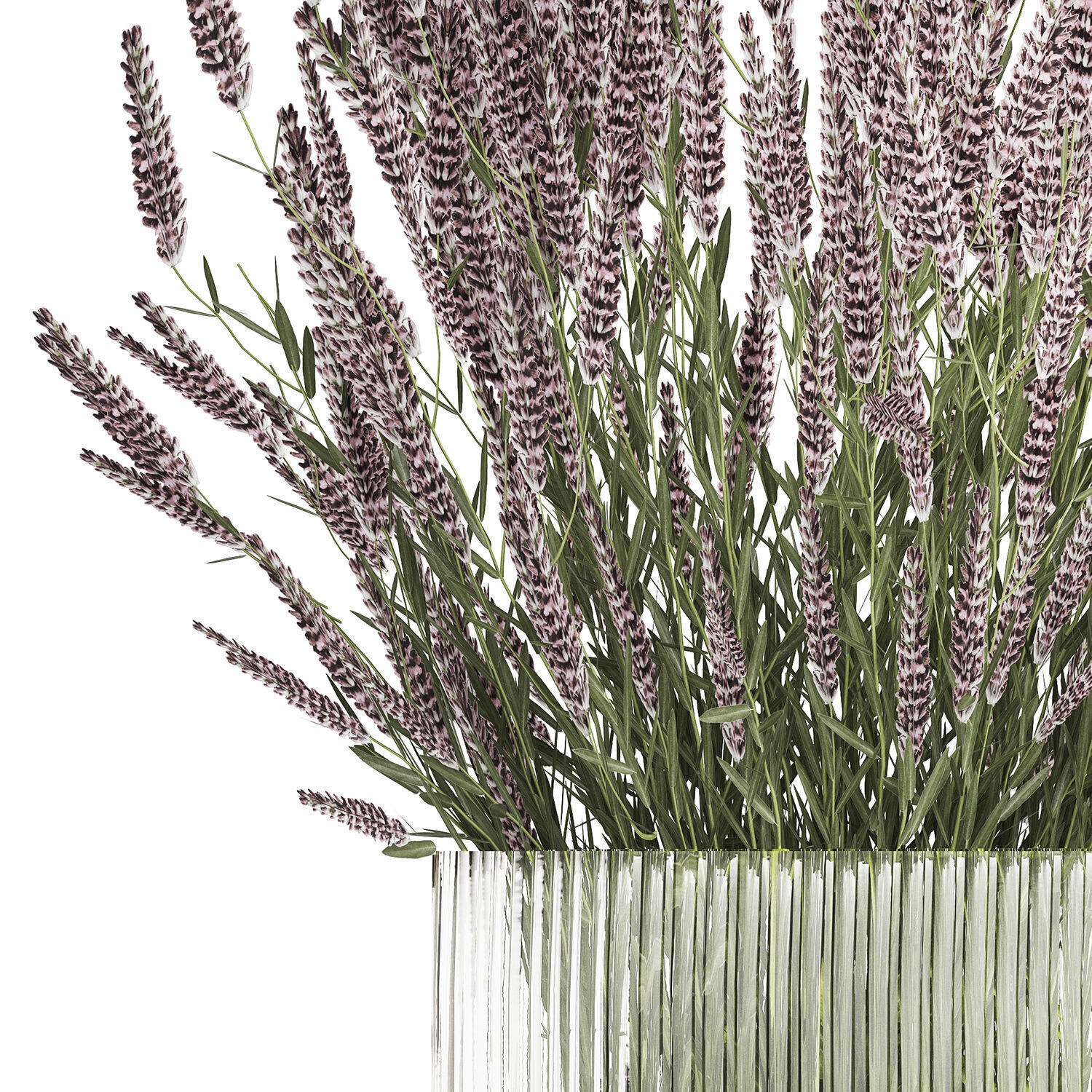 Bouquet Of Wild Flowers  With Lavender Sage 513 3D model_12