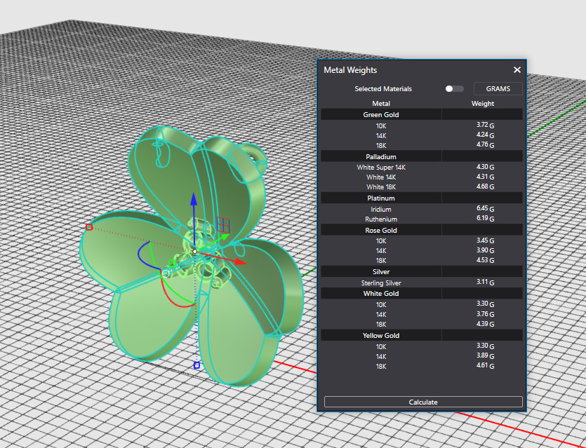 Pendant Van Cleef Frivole 3D print model_3