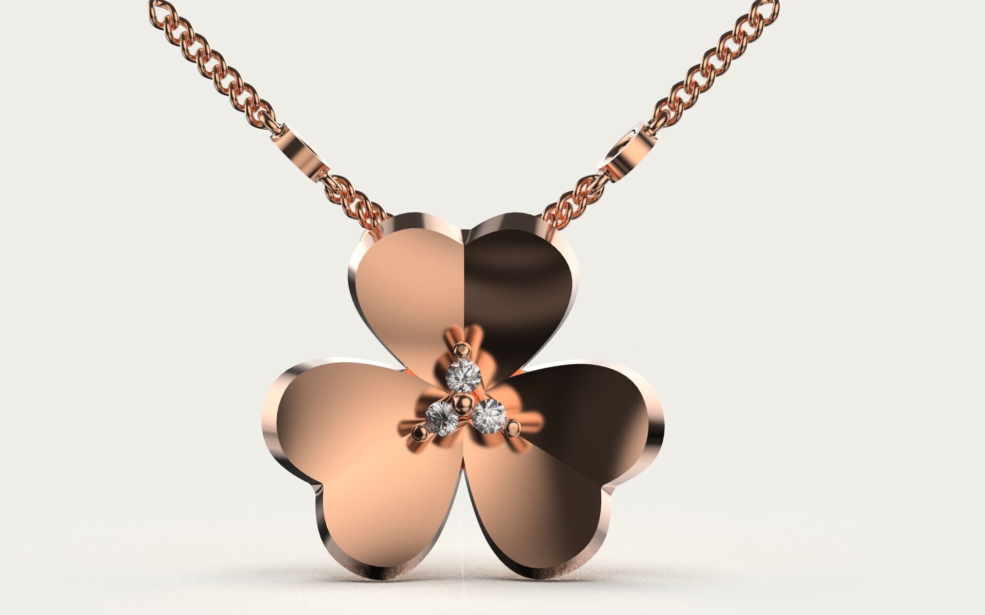 Pendant Van Cleef Frivole 3D print model_7